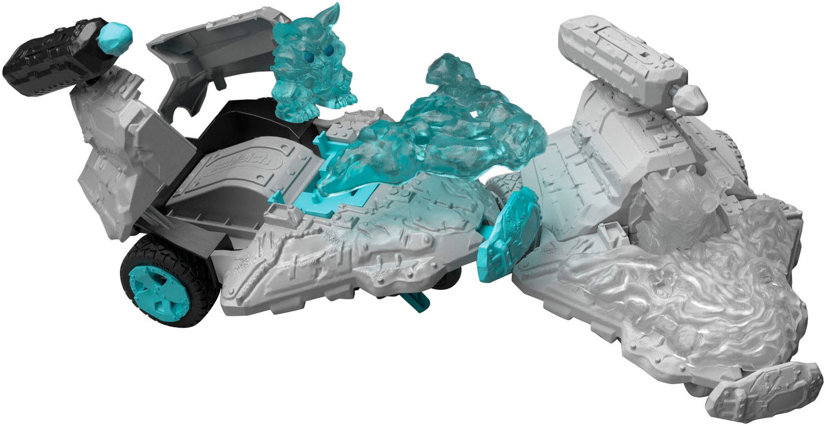 Schleich® Toy Car ELDRADOR® CREATURES, Ice Jet Vehicle with Mini Creature (42664), Made in Europe