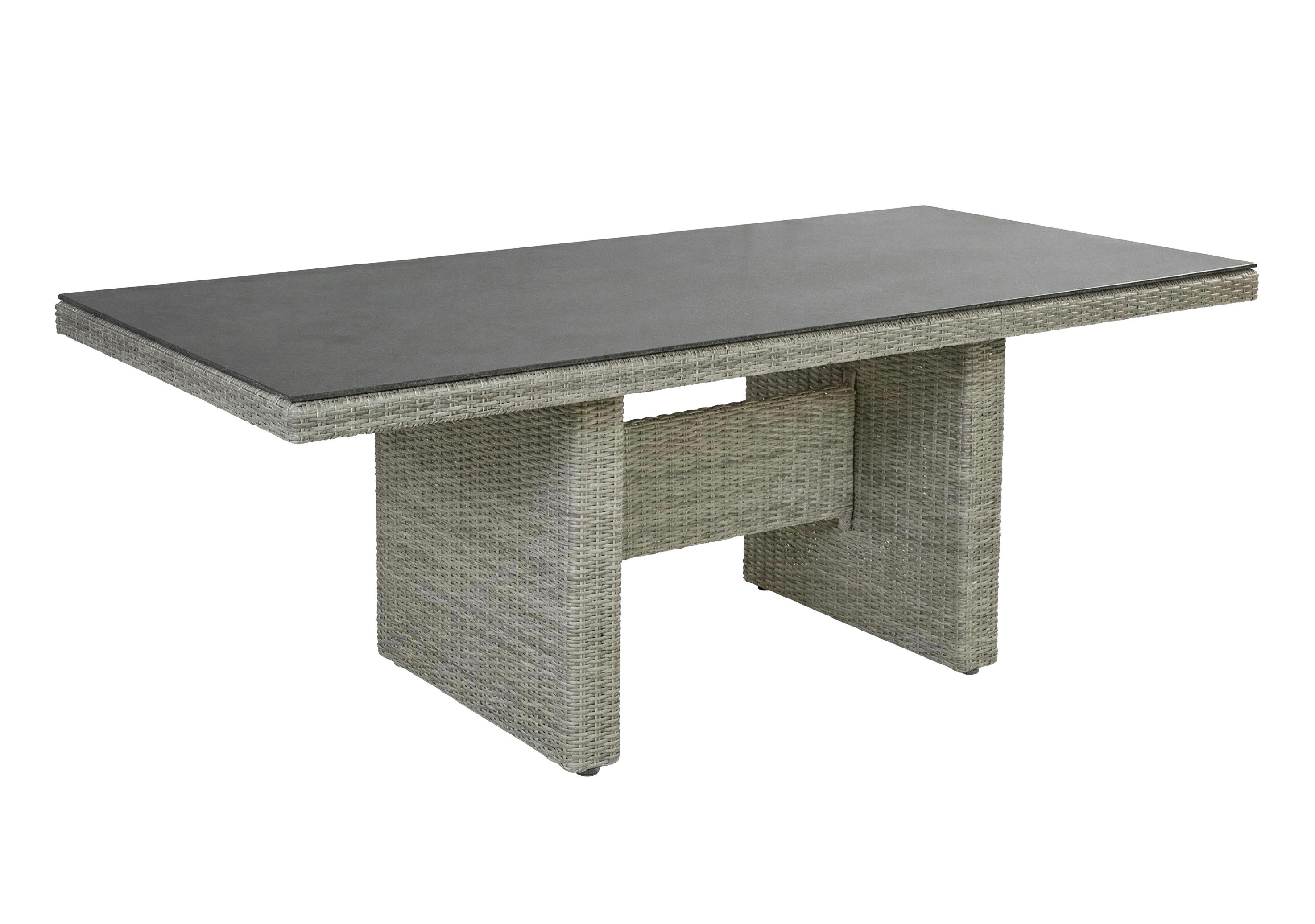 LC Garden Gartentisch Dining Esstisch »Bilbao« Gartentisch 220cm Spraystone Grau