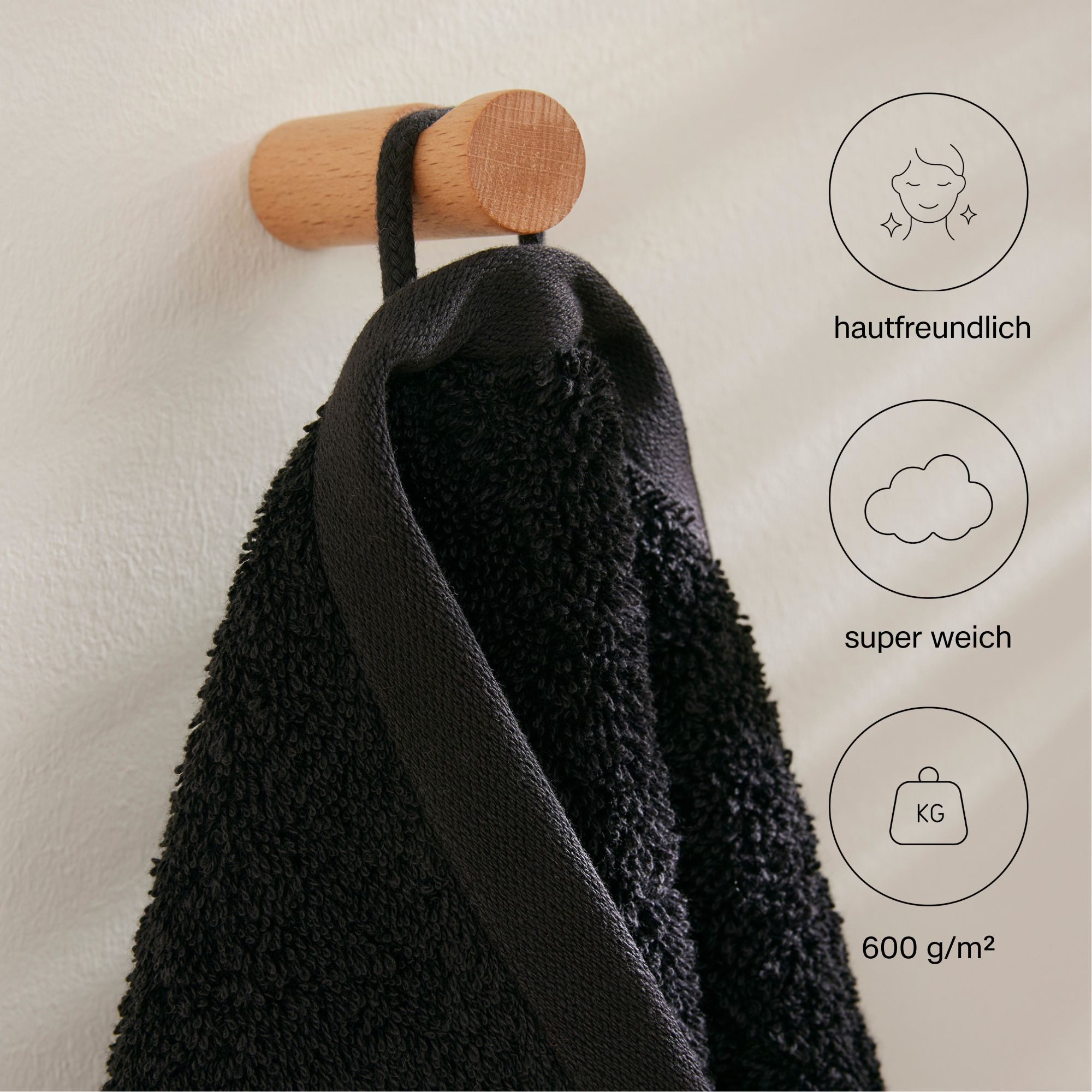 s.Oliver Gästehandtuch s.Oliver, Premium Qualität, 600 gr/m², auch als Sets erhältlich, Walkfrottier (1-St), große Farbauswahl, auch als Duschtuch, Waschhandschuh, Handtuch