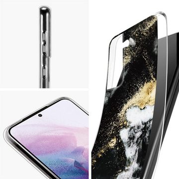 CoolGadget Handyhülle Marmor Slim Case für Samsung Galaxy S21 6,2 Zoll, Hülle Dünne Silikon Schutzhülle für Samsung S21 Hülle