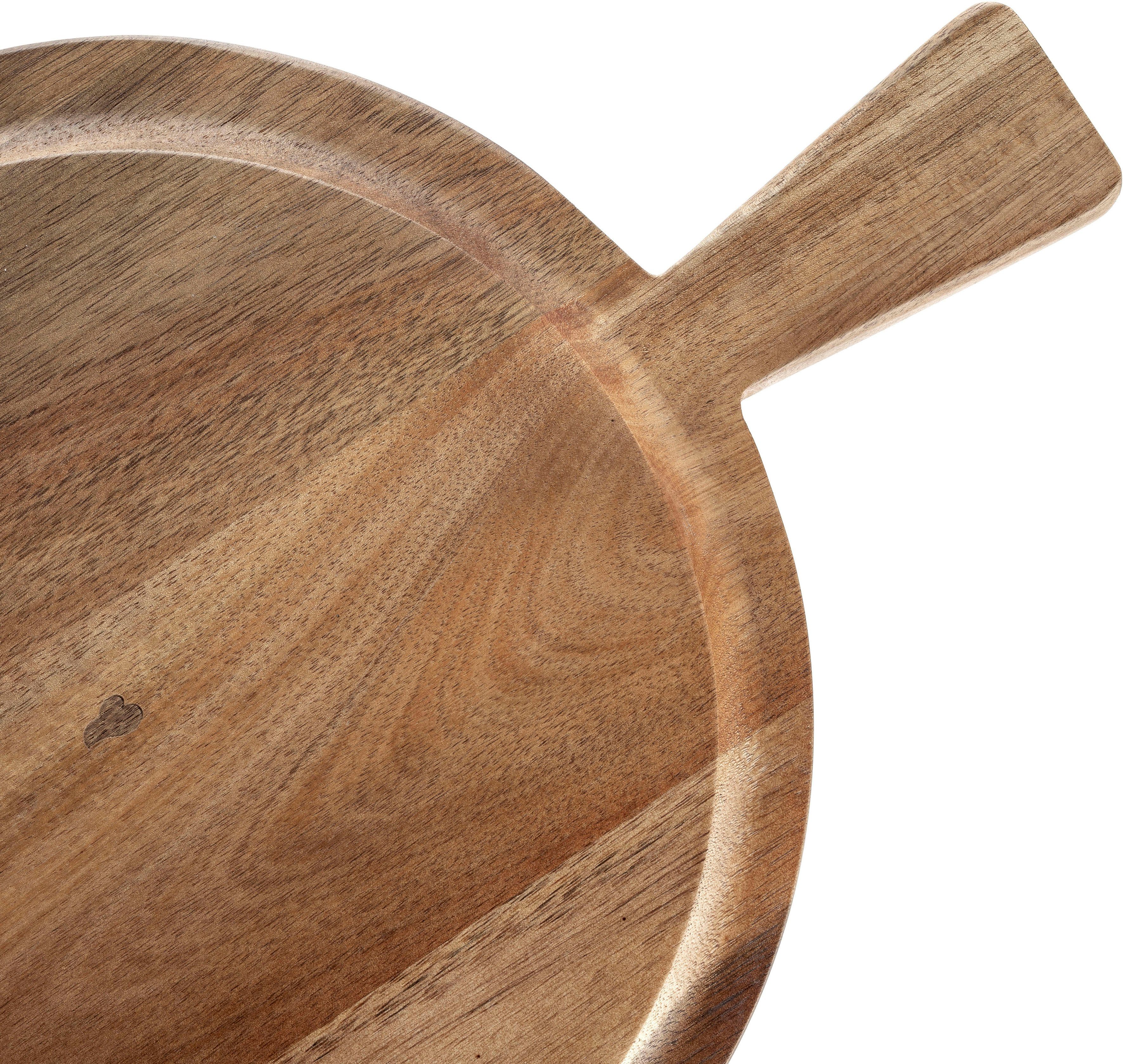 LEONARDO Schneidebrett MATERA, Massivholz, (1-St), Ø 27 cm