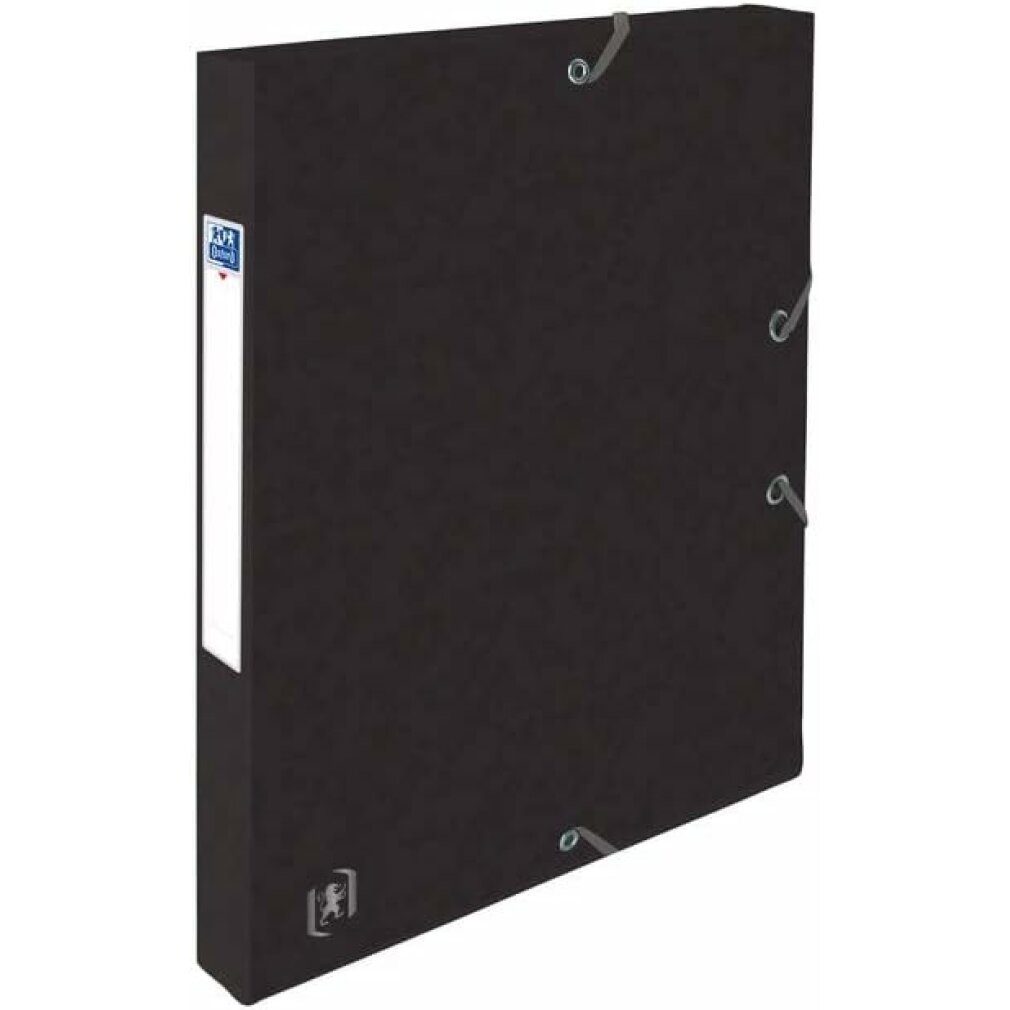 OXFORD Fächermappe Heftbox TOP FILE+ 2,5 cm schwarz