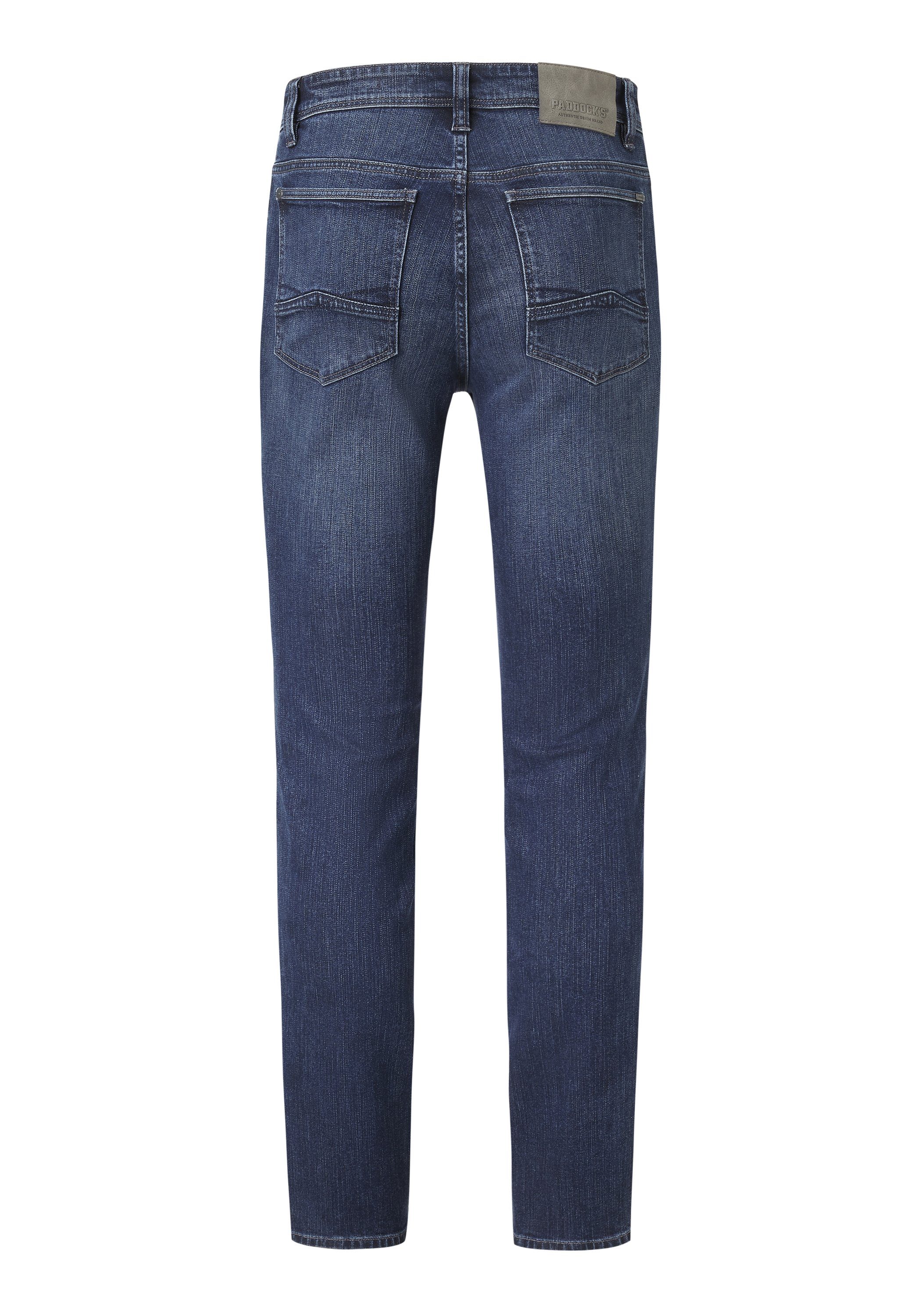 used PIPE Slim-fit-Jeans Jeans moustache dark 5-Pocket Comfort & mit Motion blue Paddock's Stretch