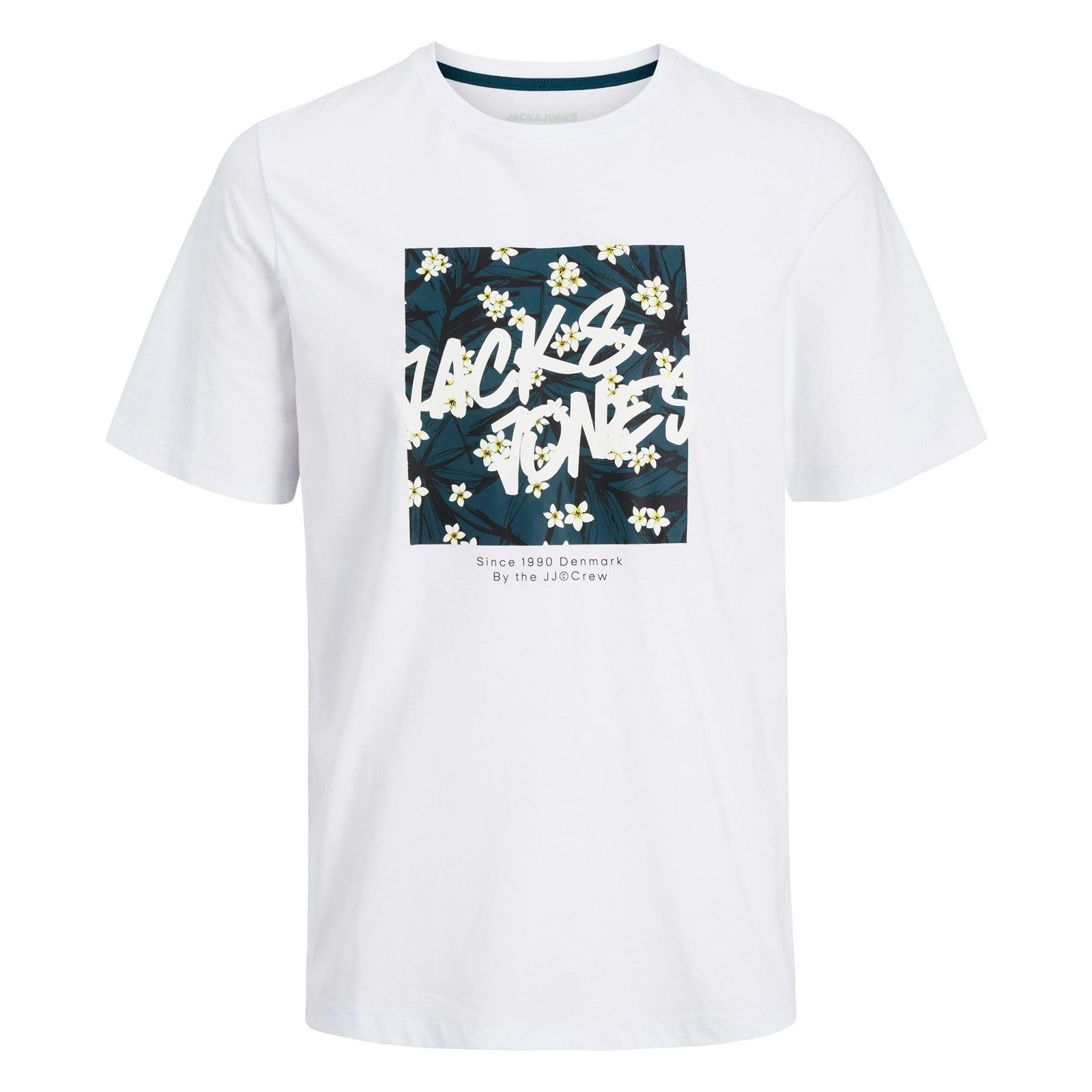 Jack & Jones T-Shirt JJHAWAII Shape Tee SS Crew Neck LN mit Rundhalsausschn günstig online kaufen