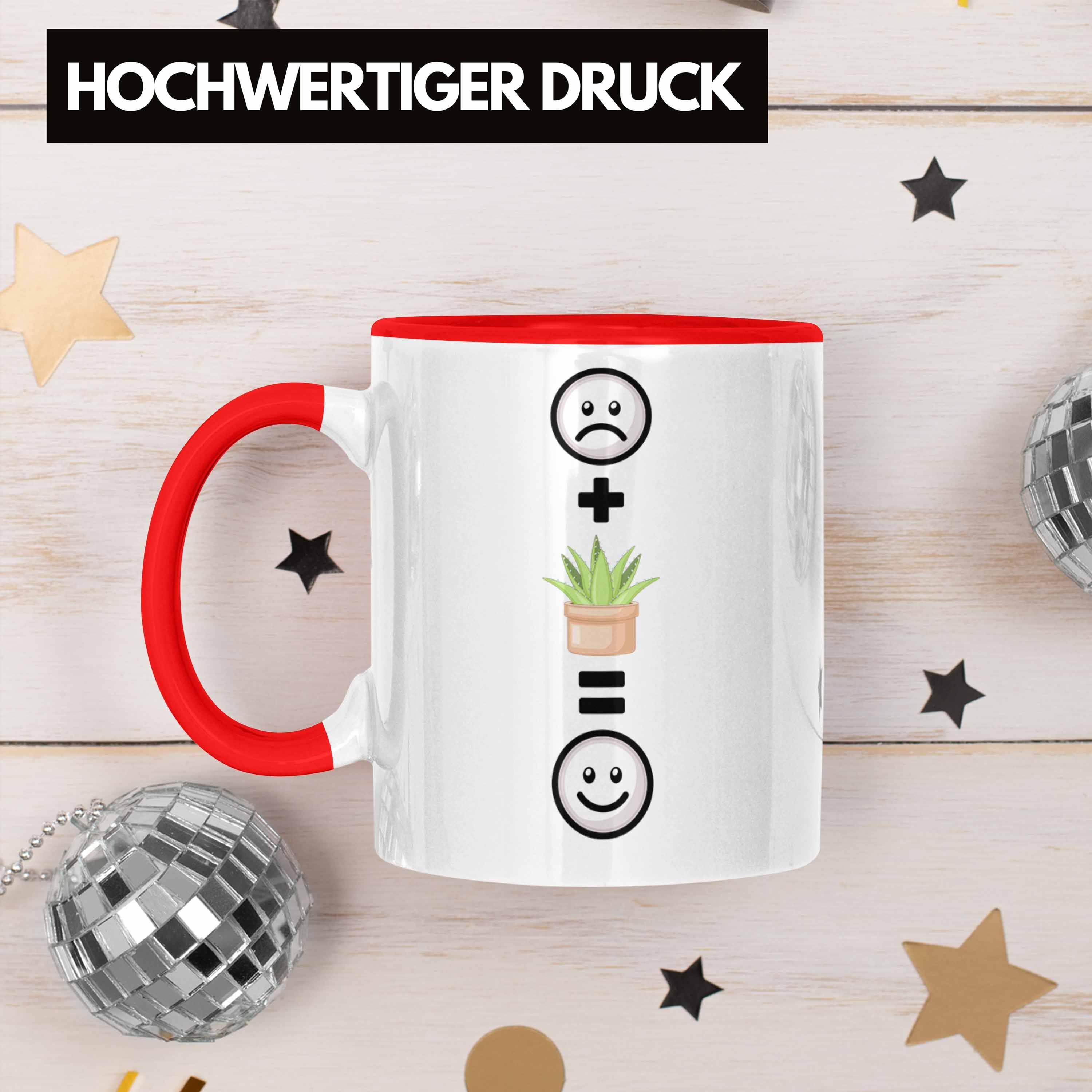 Geschenkidee Lustige für Kaktus Tasse :(K Geschenk Rot Trendation Kaktus-Liebhaber Tasse