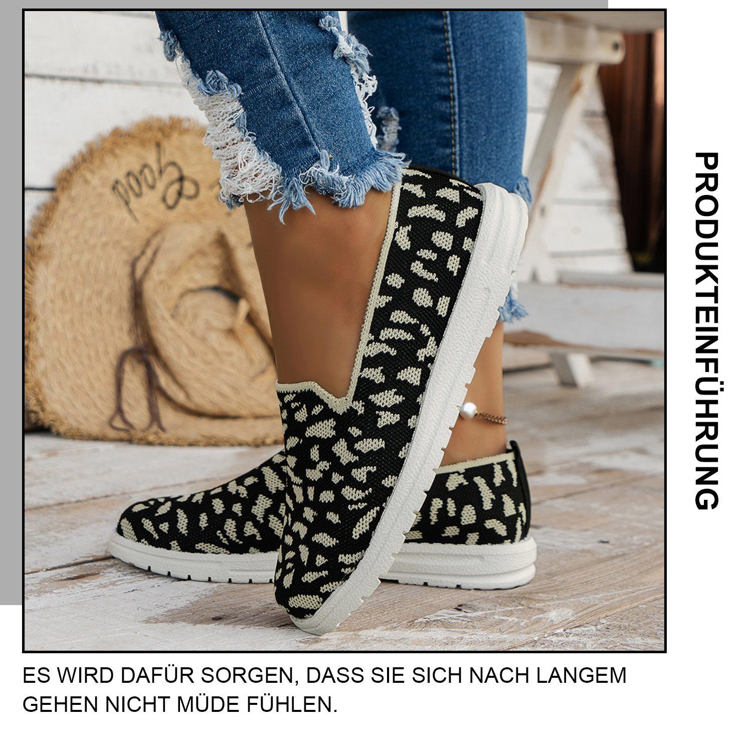 Flache Weich Schwarz Flats Komfort Schuhe Schuhe Daisred Loafer Damen Walking