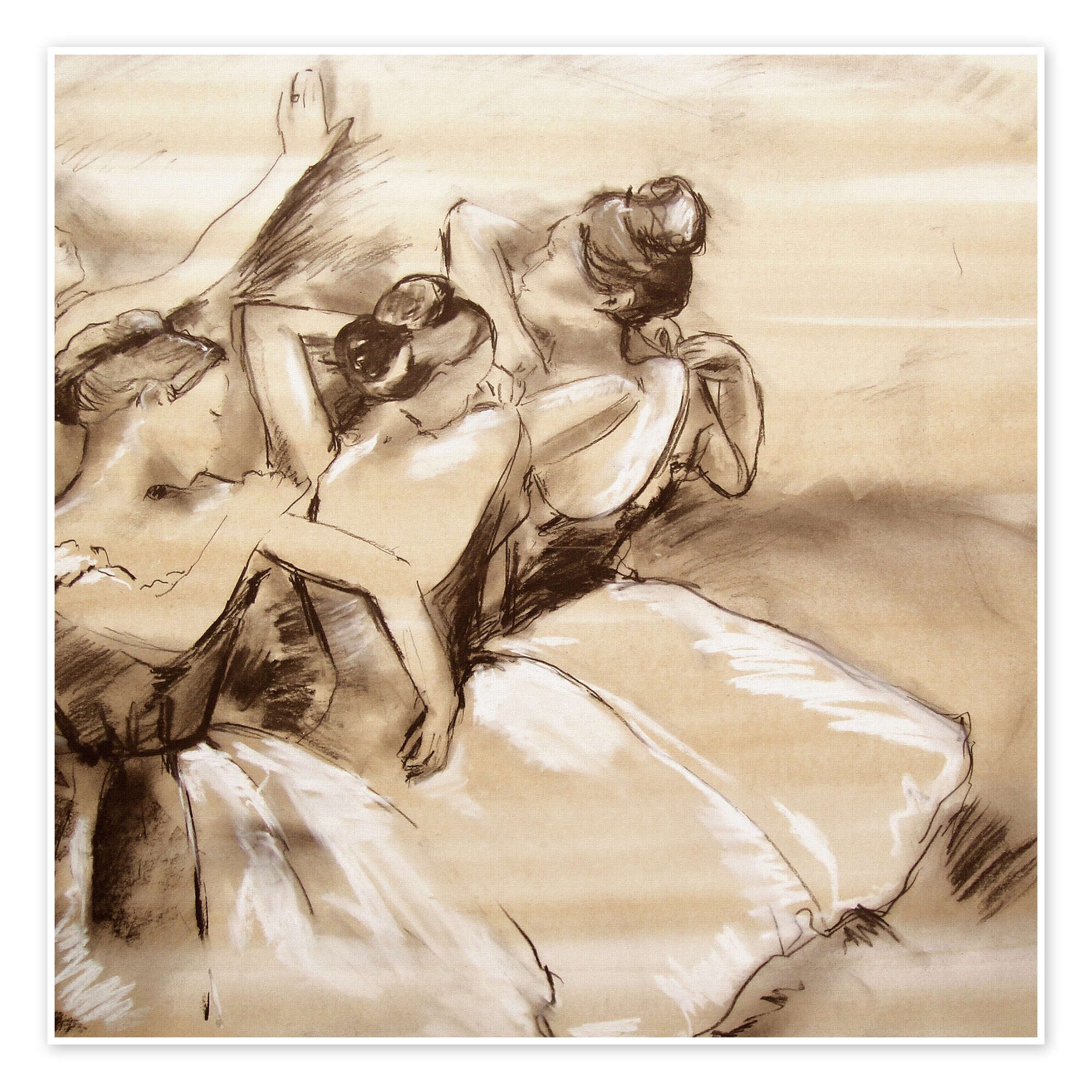 Posterlounge Wandbild Tänzerinnen, Edgar Degas, erhältlich als Poster, Leinwandbild, Wandsticker oder Acrylglasbild