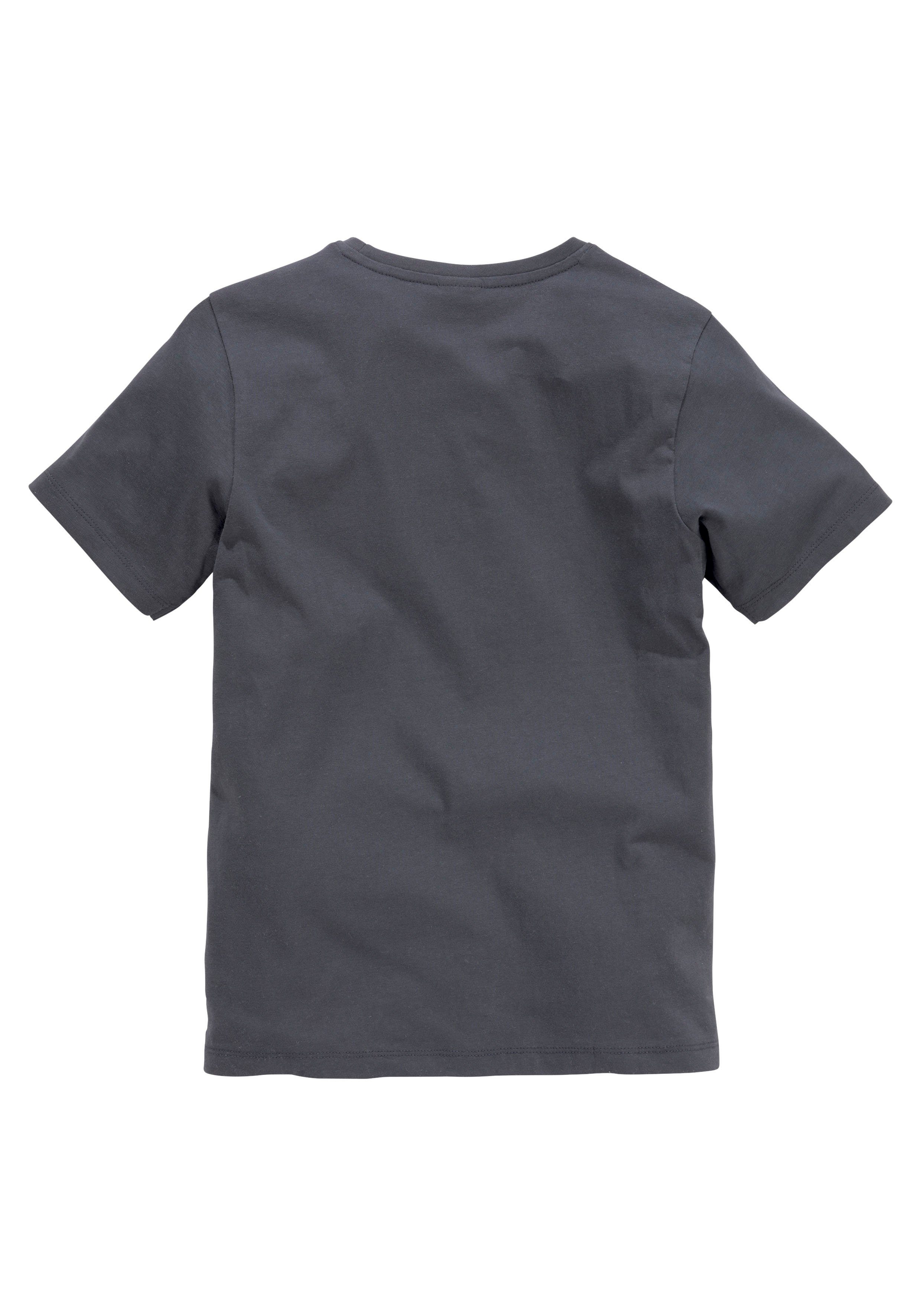 KIDSWORLD T-Shirt Kurzarm, Basic-Passform, mit modischem Druck, Rundhalsausschnitt