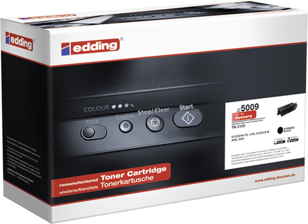 edding Tonerpatrone Toner kompatibel mit Kyocera TK-3100 black