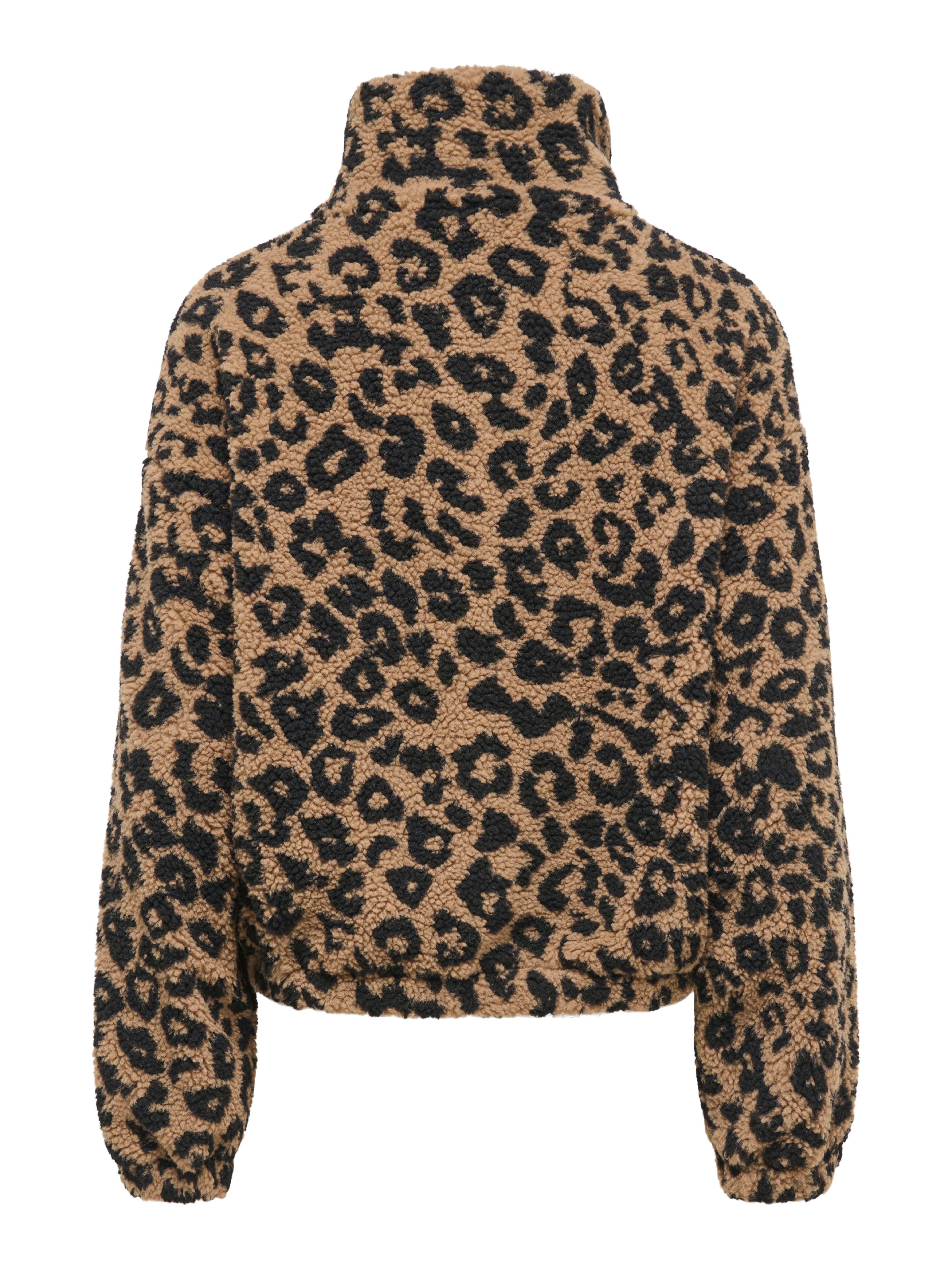 ONLY Plüschjacke ONLTHEA TEDDY AOP JACKET CC OTW Polyester