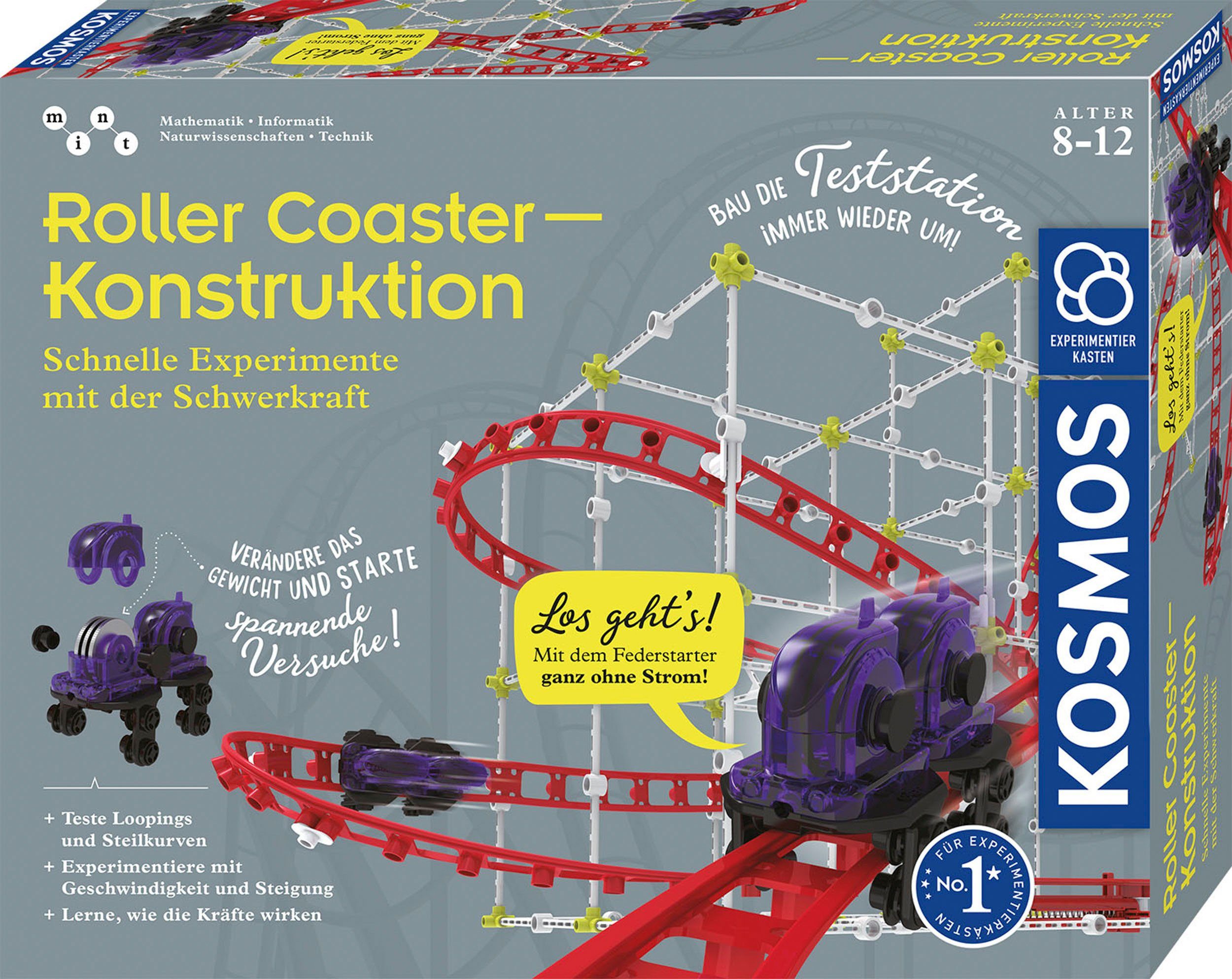 Roller Experimentierkasten Kosmos Coaster-Konstruktion