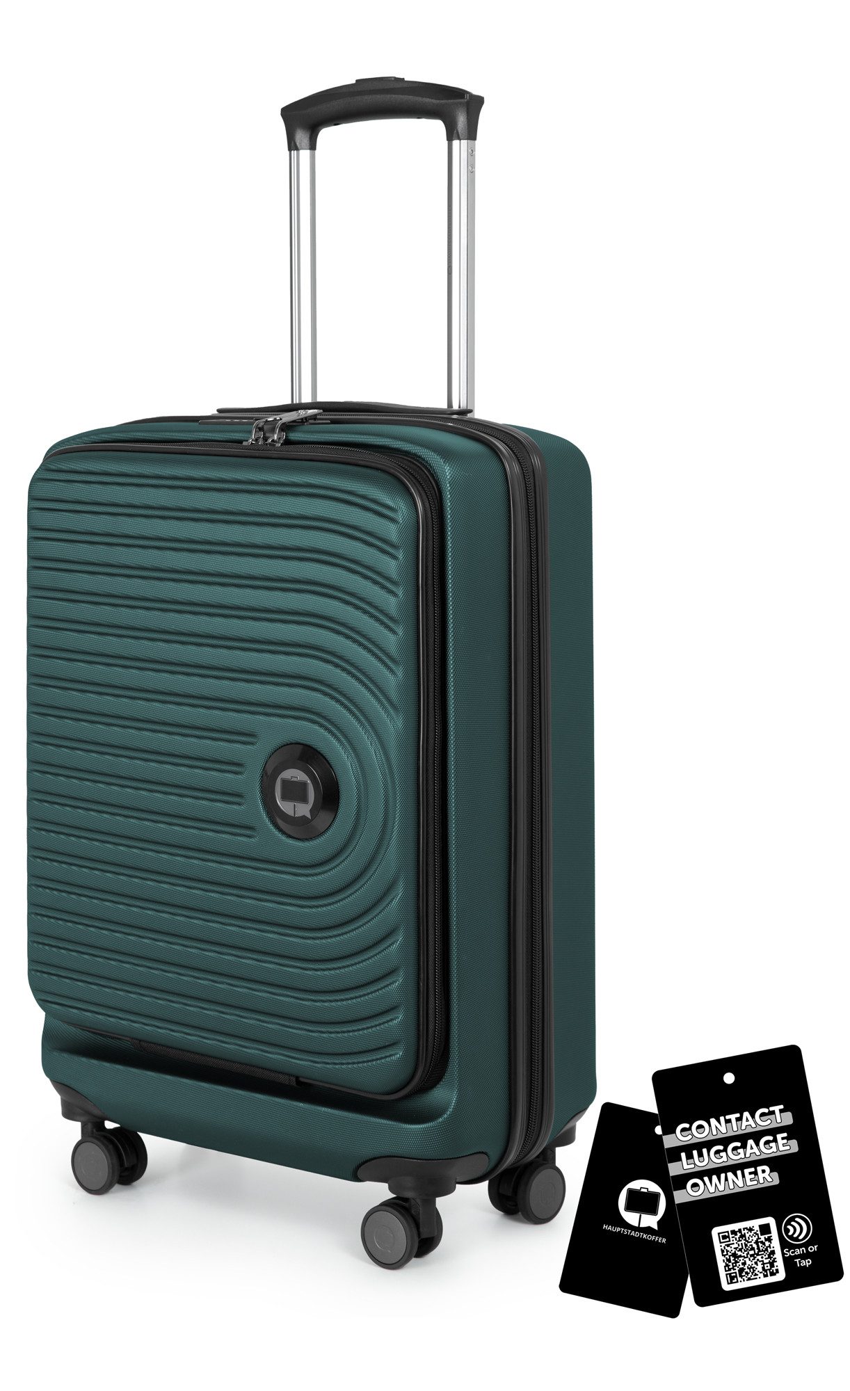 Hauptstadtkoffer Handgepäckkoffer Mitte, 4 Rollen, Handgepäck Toploader, Laptop-Fach, TSA