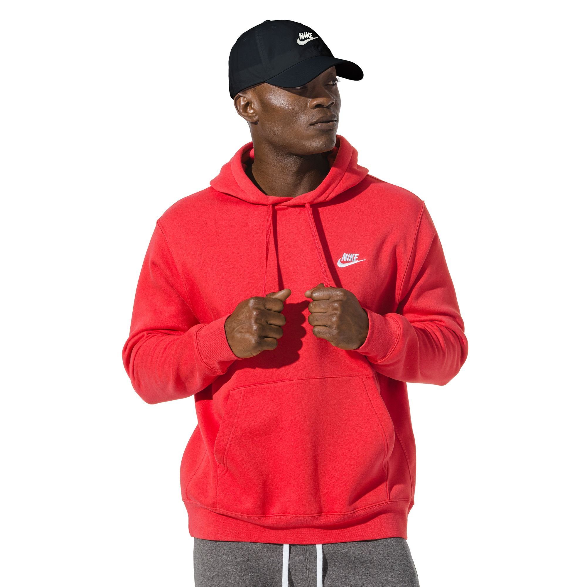 Nike Sportswear Kapuzensweatshirt CLUB FLEECE PULLOVER HOODIE mit Kapuze, Langarm-Design – Bild 4 von 5
