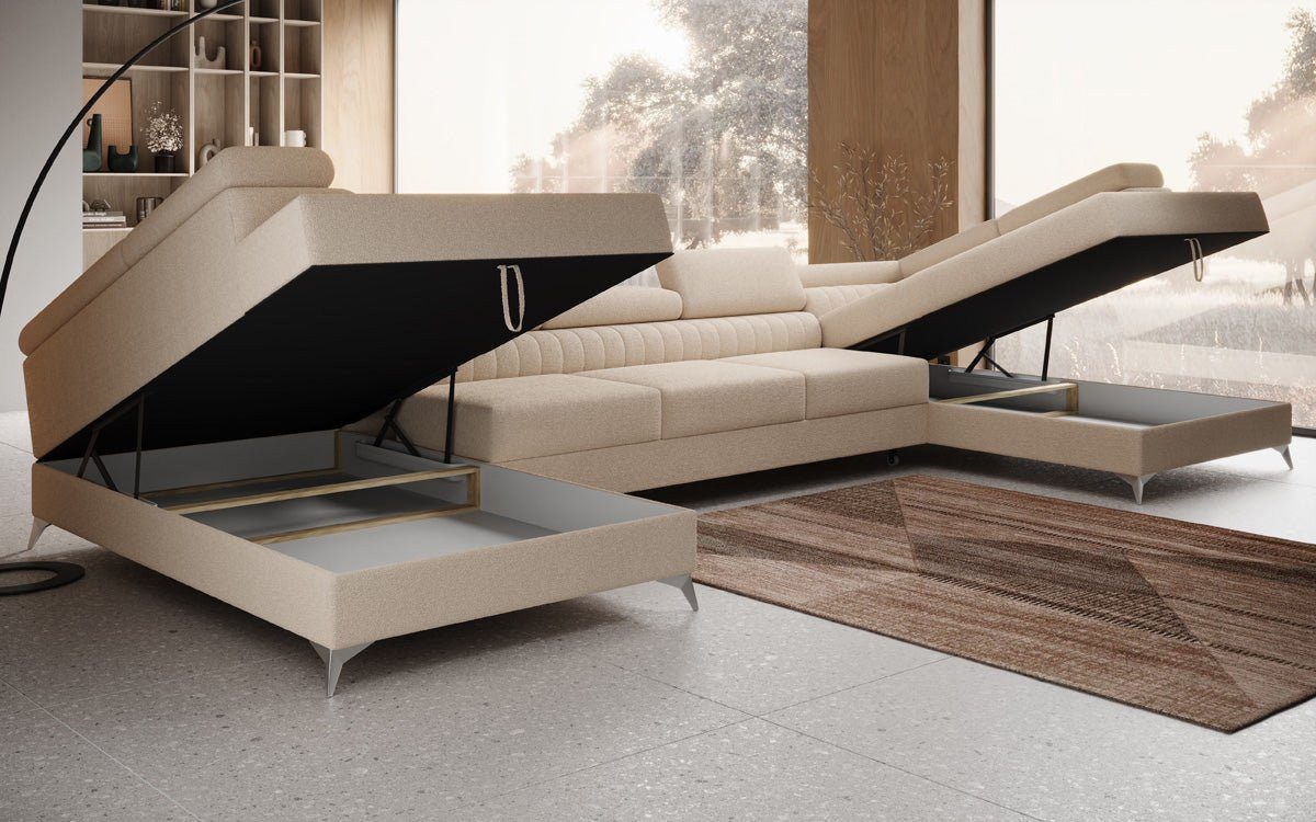 Luxusbetten24 Schlafsofa Designer Sofa Aurea U günstig online kaufen