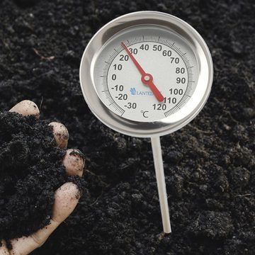 Lantelme Kompostbeschleuniger 120 Grad Kompostthermometer 30cm, (1-St., 8208), Edelstahl 30cm und 50cm