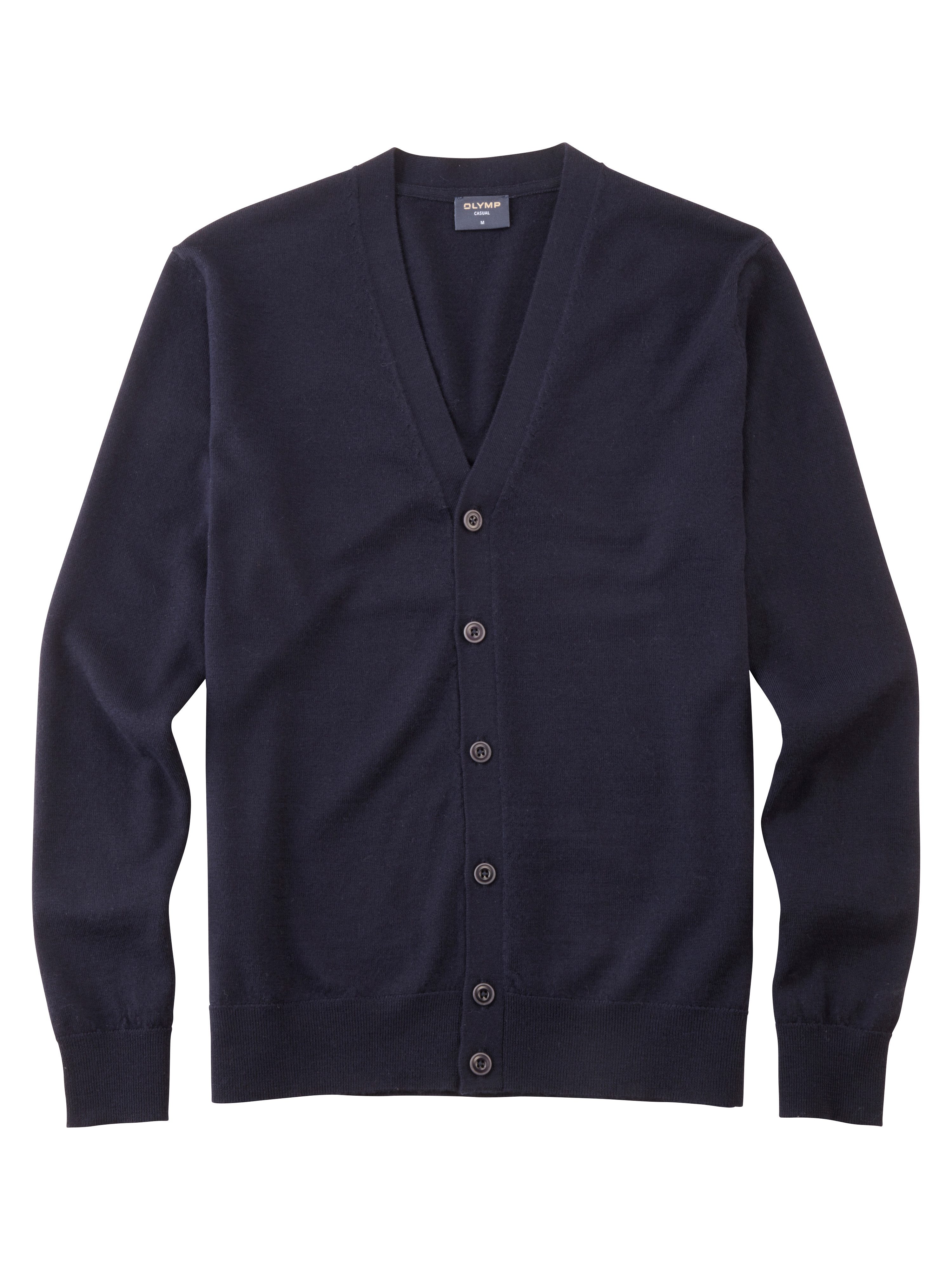OLYMP Cardigan Casual Strick aus weicher Merinowolle – Bild 3 von 4