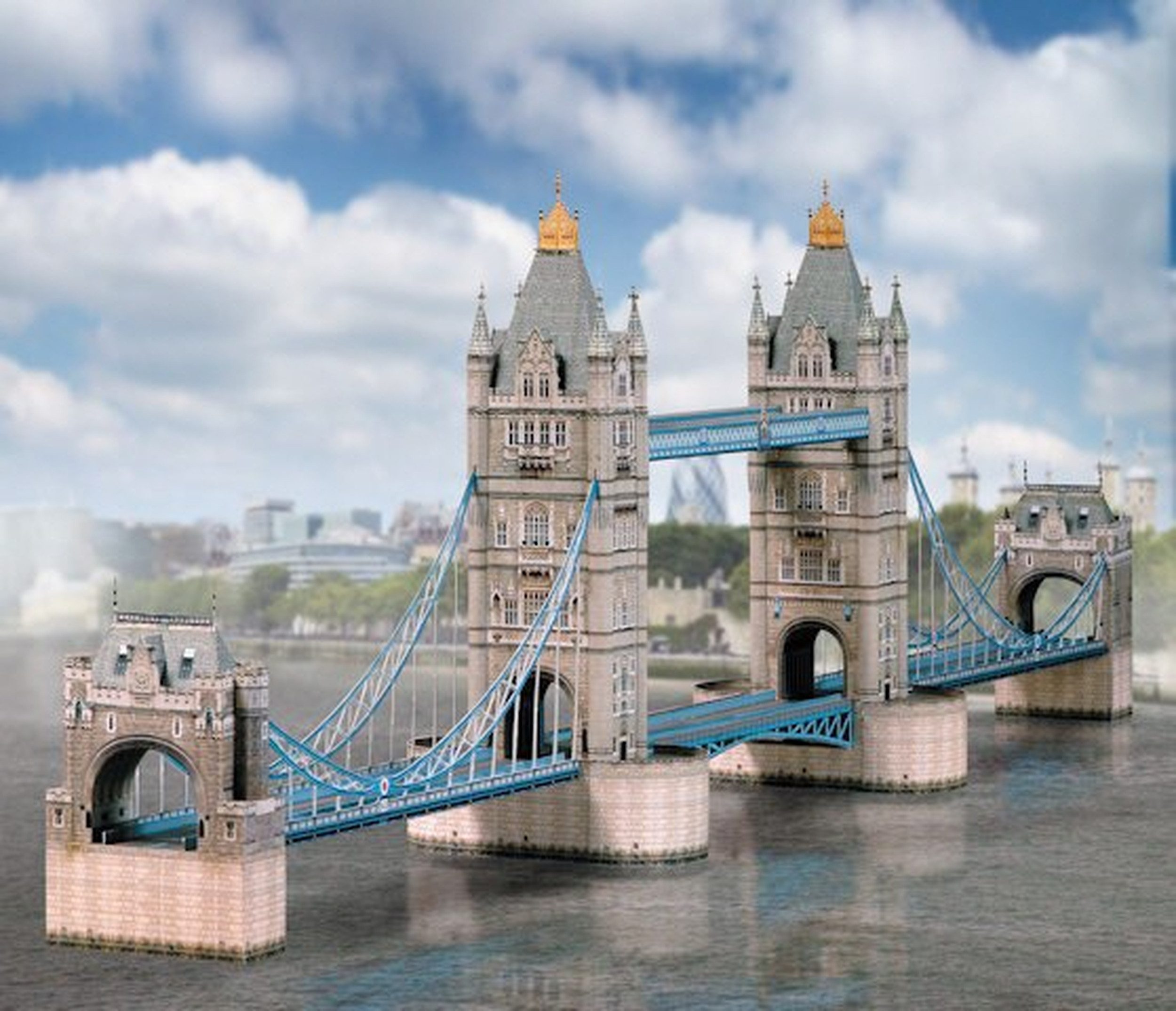 Aue Verlag Modellbausatz Tower Bridge