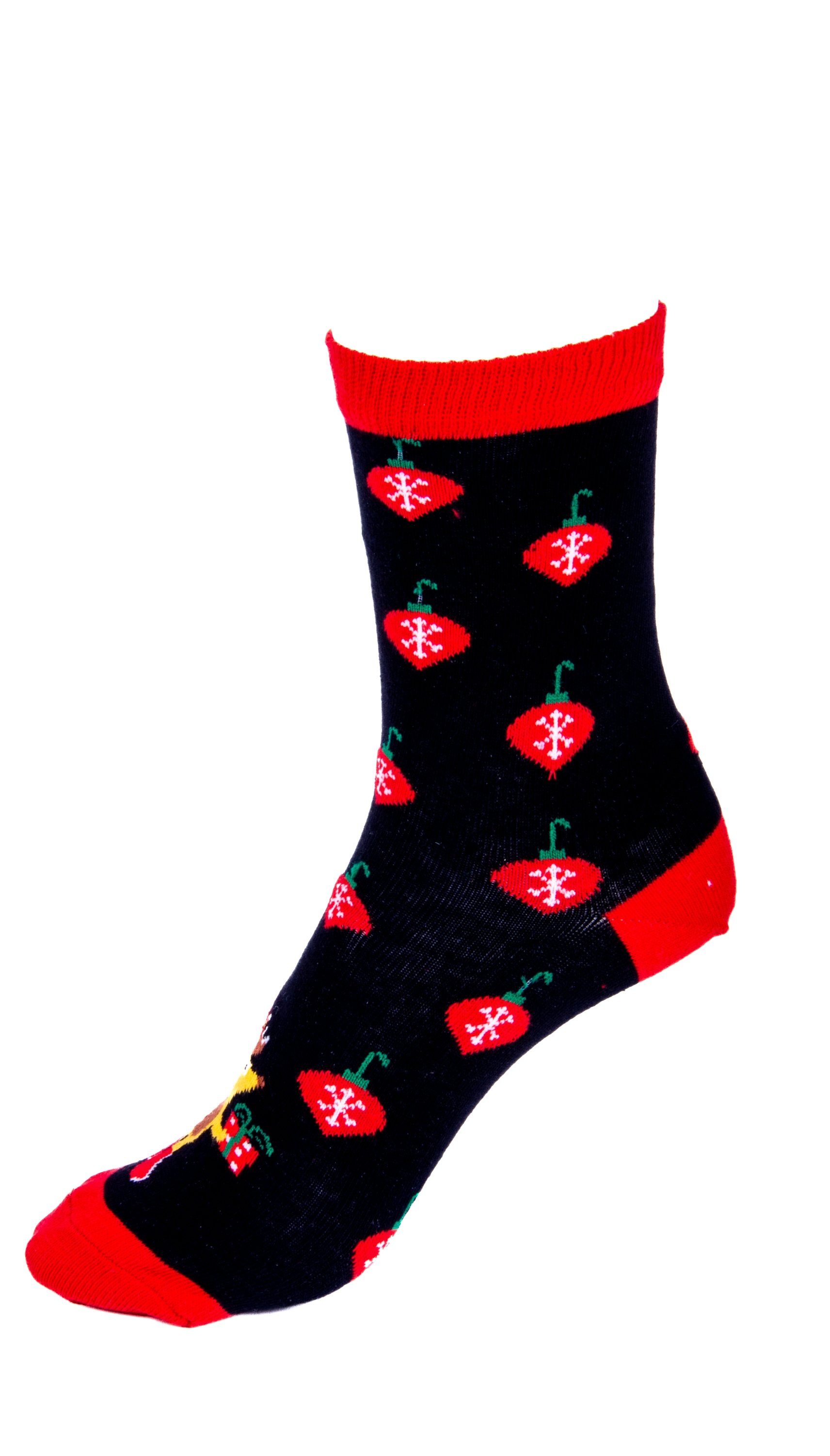 Merci Socken mit Weihnachtsmotiv süßem Pack 3er