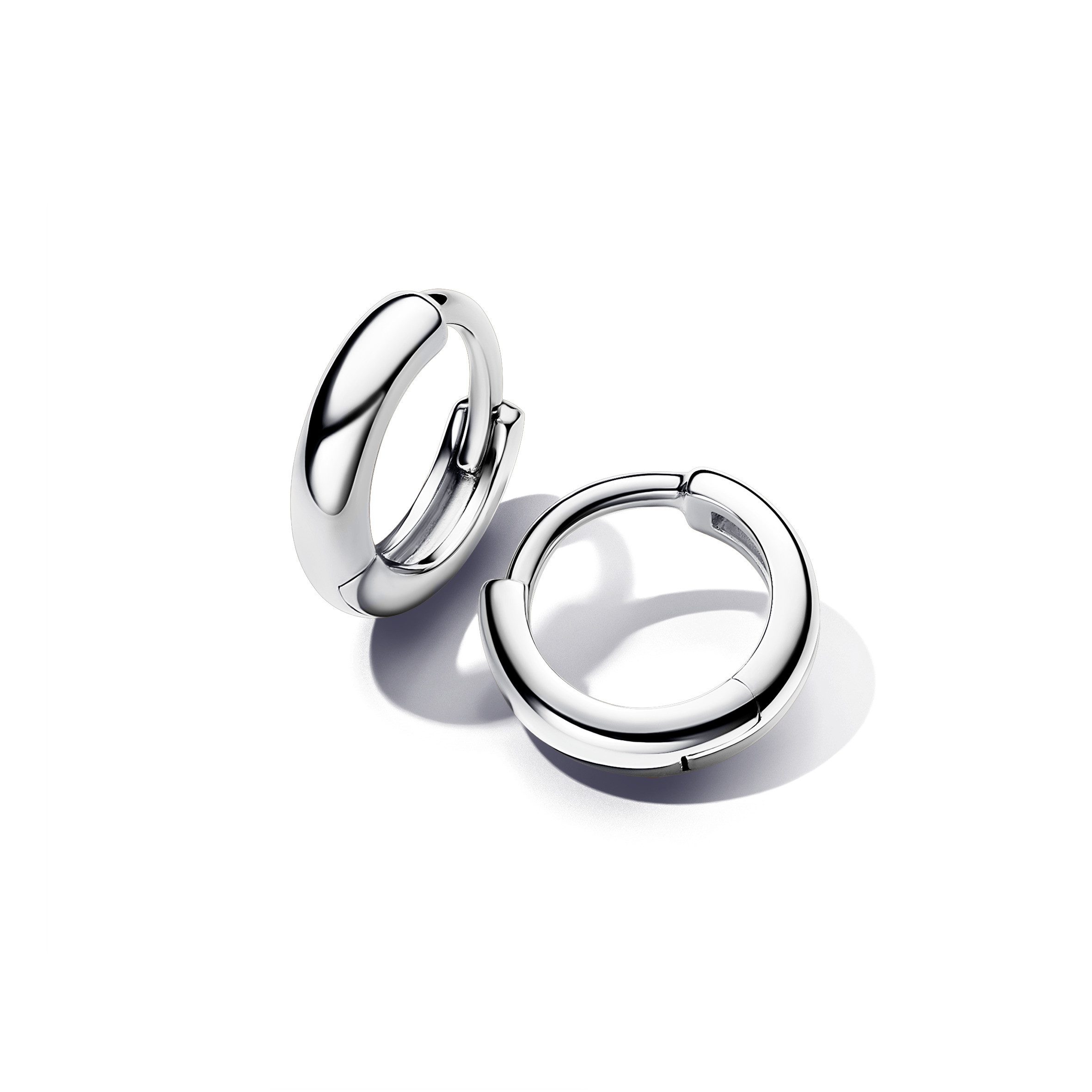 Ohrring-Set Pandora ESSENCE Huggie-Kreolen 293286C00 Silber