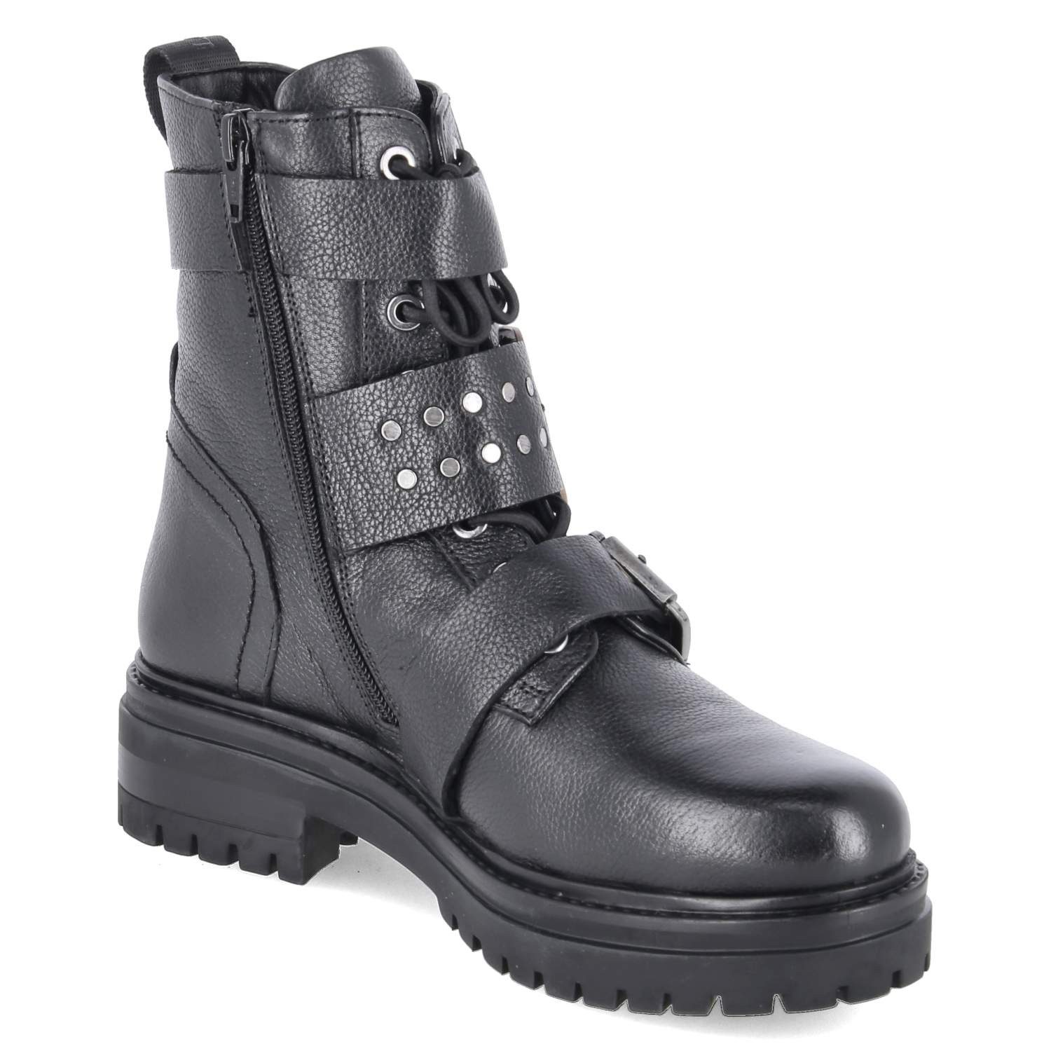Lazamani LAZAMANI LA85729 BLACK Damen Glattleder black Schlupfstiefel