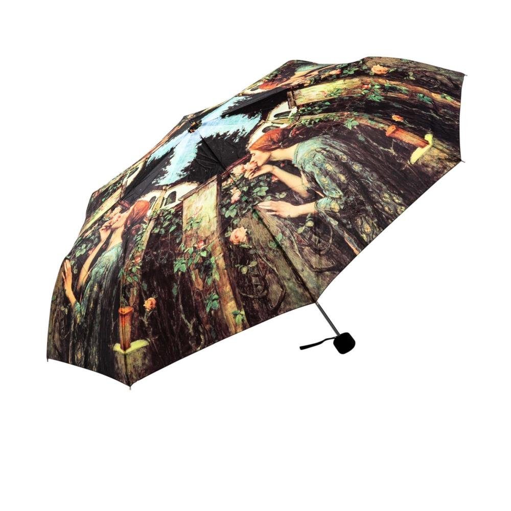 Luckyweather not just any other day Taschenregenschirm Regenschirm Motiv SWEET ROSES Taschenschirm