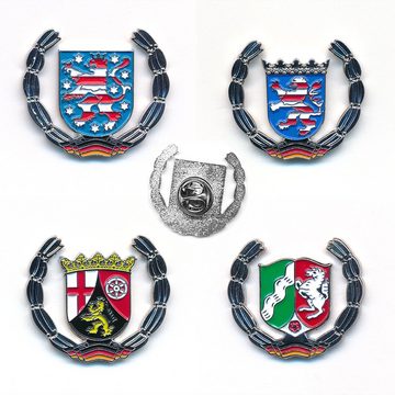 hegibaer Anstecknadel Set hegibaer Sammlung Bundesländer Wappen Deutschland Metall Pin Anstecker (18-tlg), Sammlung