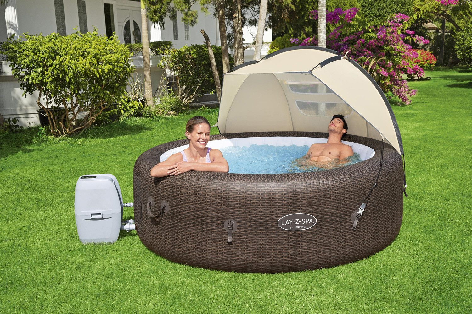 Bestway Poolüberdachung LAY-Z-SPA Xtras Sonnenschutzdach