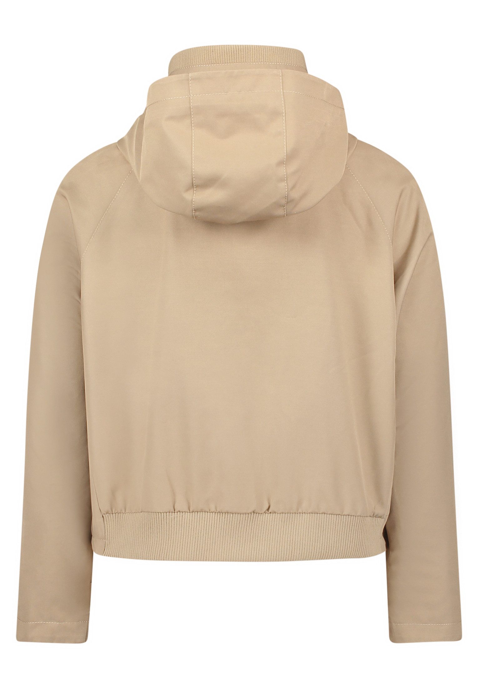 Cartoon Canvasjacke Damen mit aufgesetzten Taschen