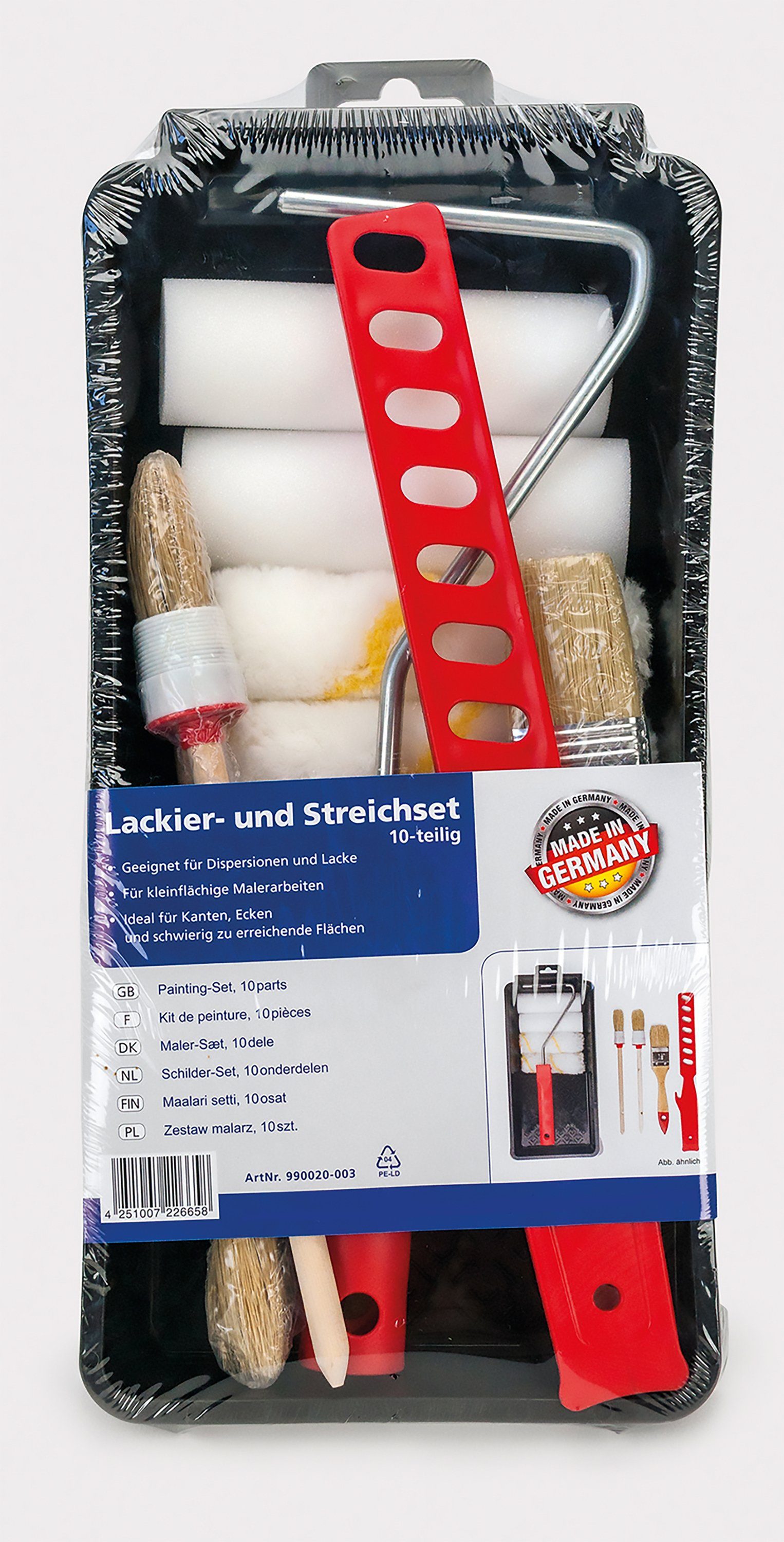 plid Malerset Premium Streichset Lackierset Pinsel günstig online kaufen