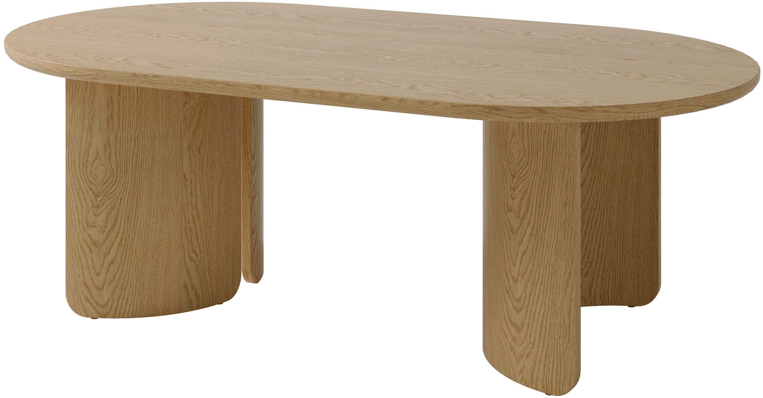 SCHÖNER WOHNEN-Kollektion Couchtisch TROMS (1-St), 110 cm, mit variabel montierbarem Untergestell