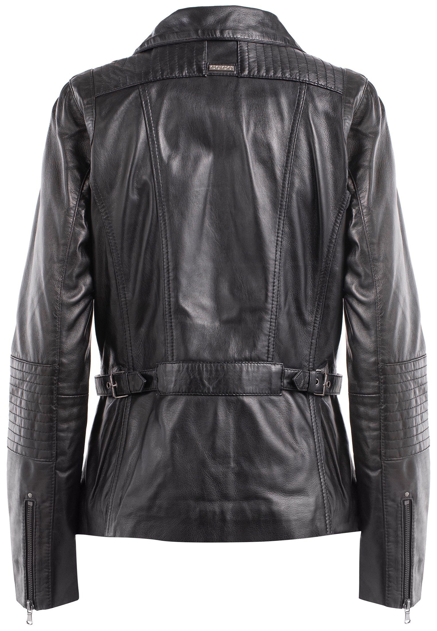 CBL Lederjacke MQ-43106 mit stehkragen günstig online kaufen