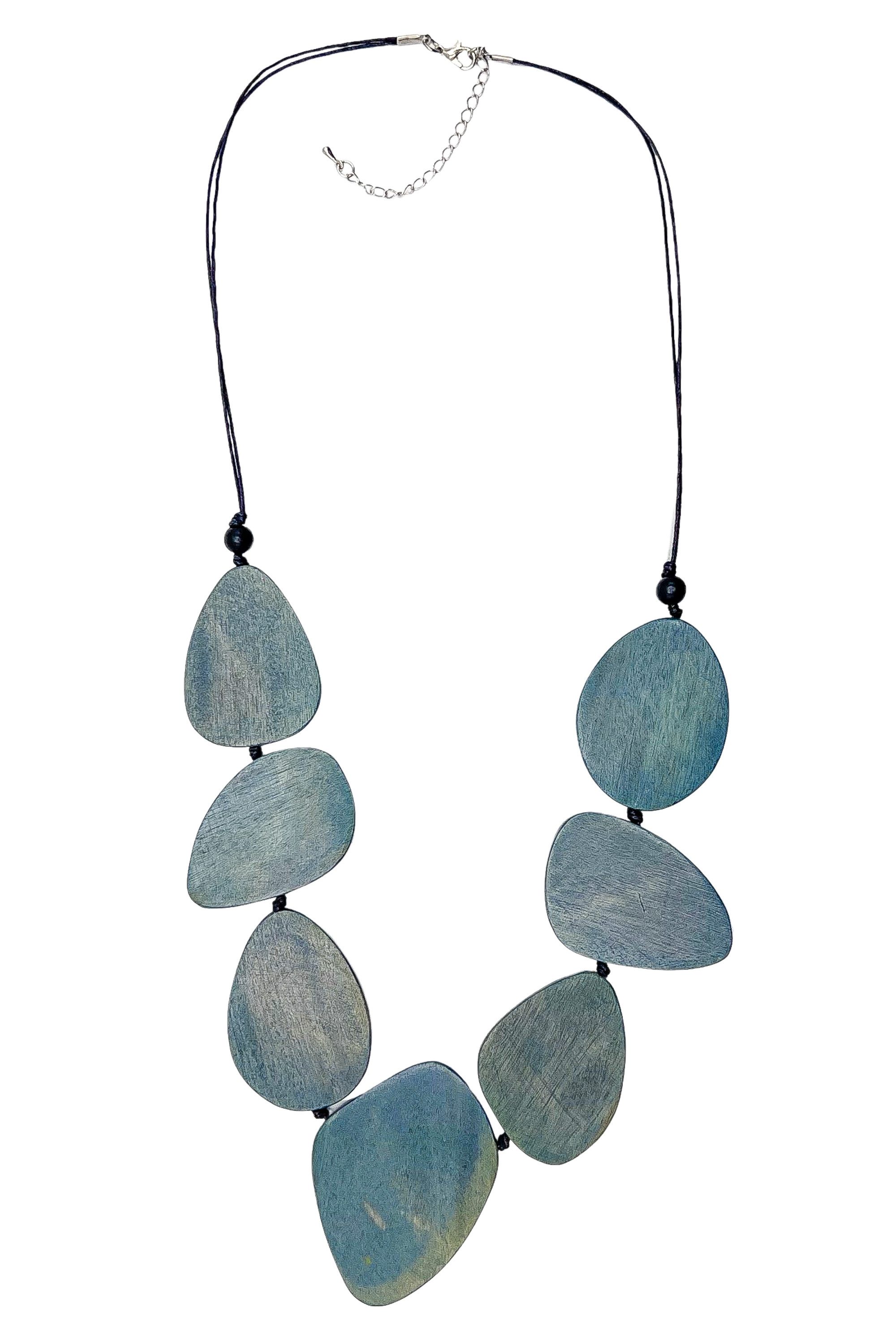 COLLEZIONE ALESSANDRO Lange Kette "Larni" mit großen Holzscheiben in versch günstig online kaufen