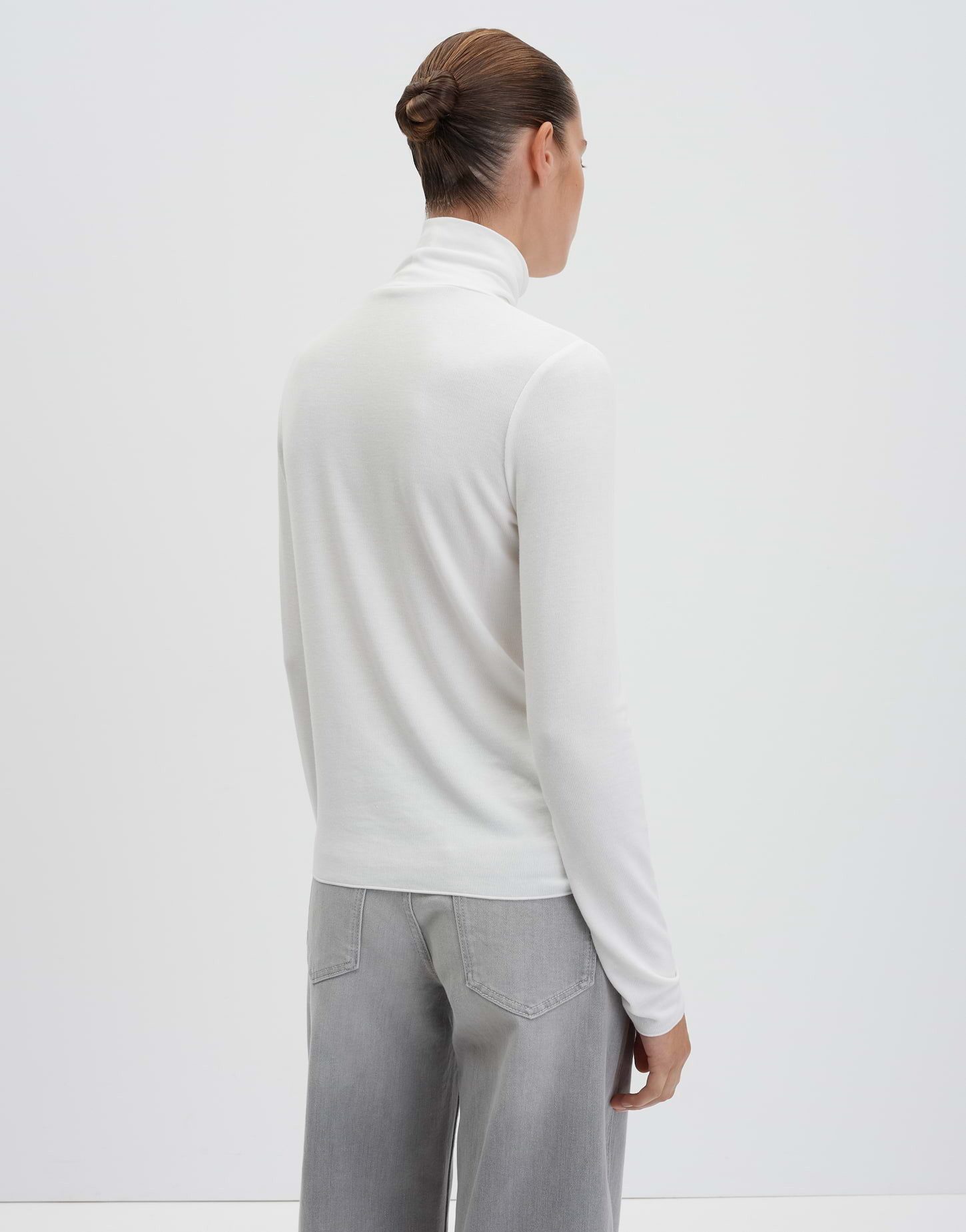 someday Rollkragenshirt KIROSIE SOFT mit feiner Rippstruktur