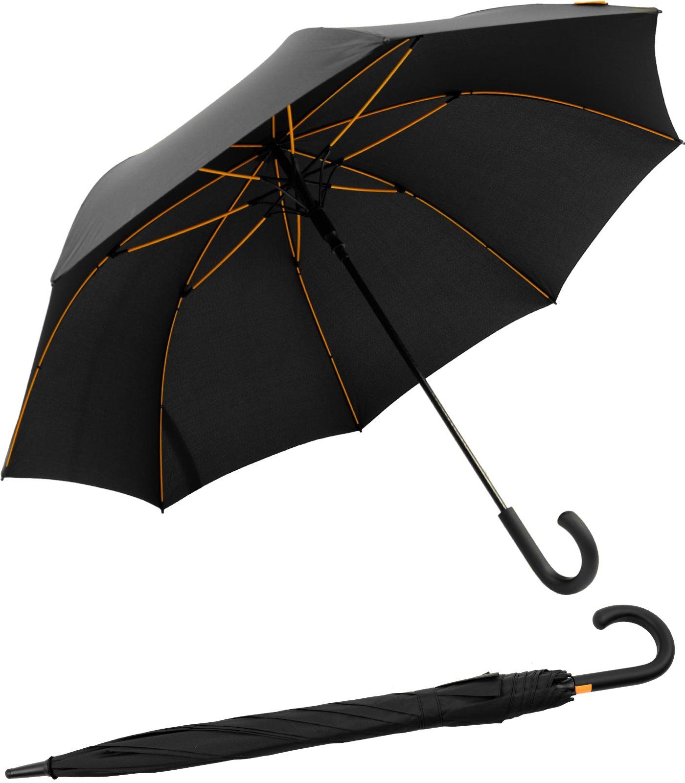 Impliva Langregenschirm Falcone® Golfschirm Automatik windsicher RHG, groß und leicht