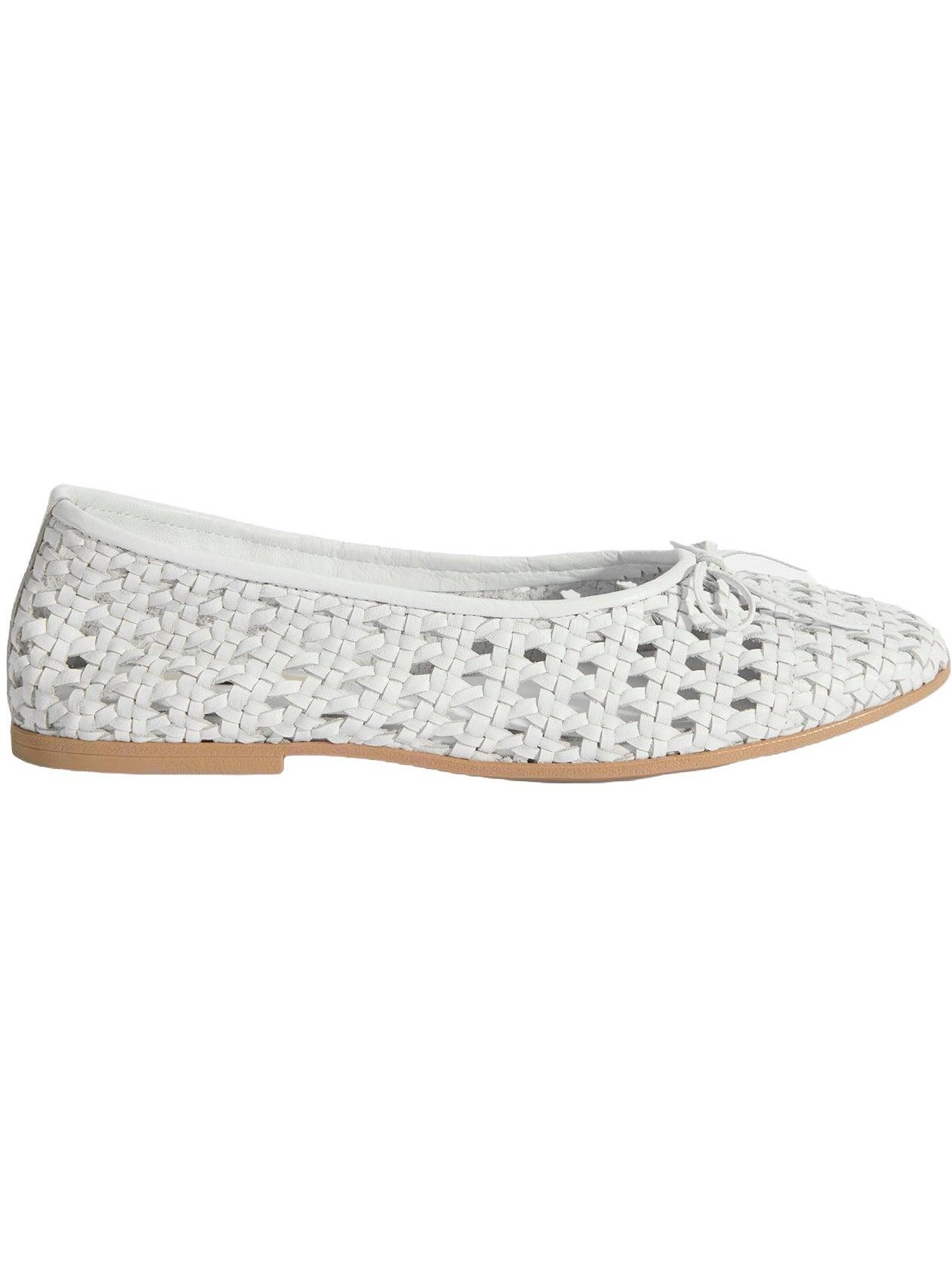 Desa Damen-Ballerinas – Obermaterial und Futter aus Leder, ohne Verschluss Ballettschuh