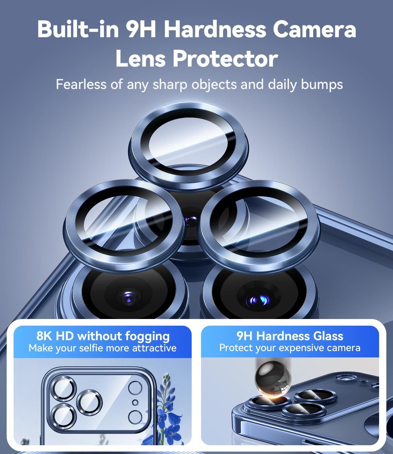 MSM Handyhülle Hülle + 2X Schutzglas für iPhone 17 Pro Max MagSafe Panzerfolie Titan