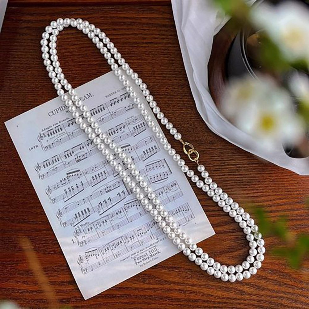 Fivejoy Perlenkette 6mm, 90cm lang Tiefsee Perlenkette, Multi Wear (Sie vermissen eine Perlenkette in Ihrem Ensemble von heute!, 1-tlg)