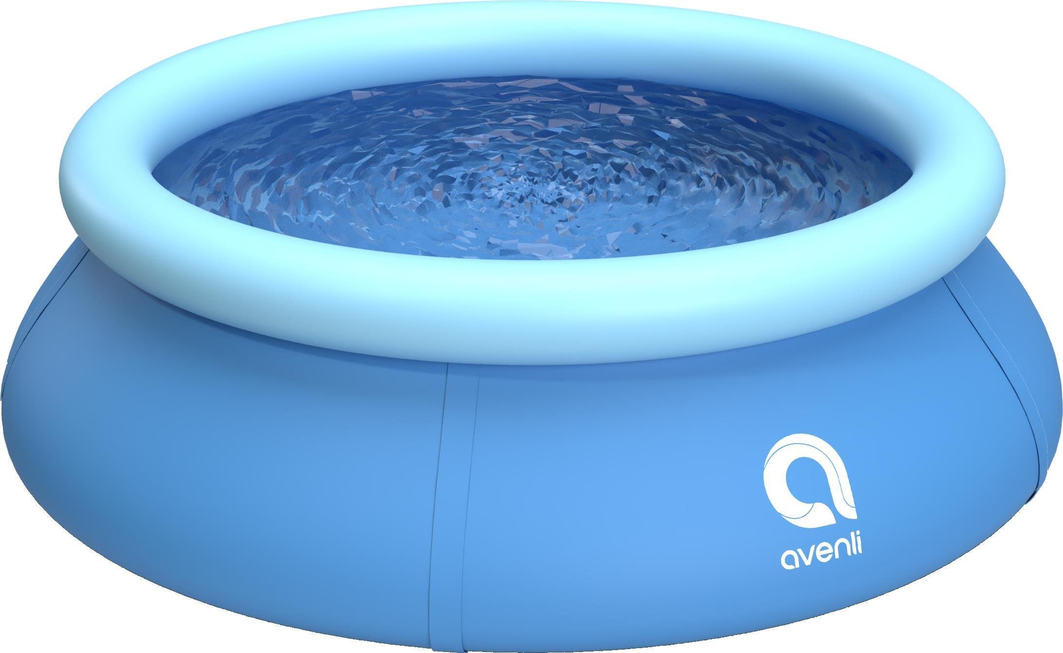 Avenli Quick-Up Pool Prompt Set 168 x 51 cm Pool (Aufstellpool mit aufblasbarem Ring), Swimmingpool auch als Ersatzpool geeignet