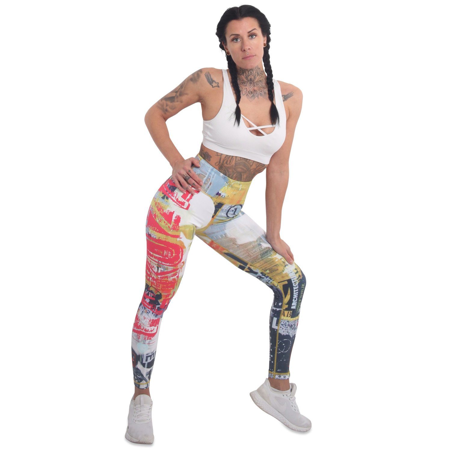 YAKUZA Leggings Play mit mittelhohem Bund und integrierter Einschubtasche – Bild 4 von 5