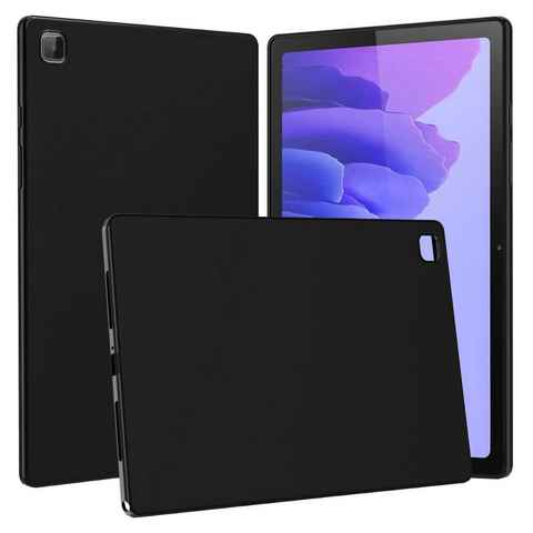 Wigento Tablet-Hülle Für Samsung Galaxy Tab A7 Lite 2021 8.7 Zoll Schwarz Tablet Tasche Hülle Case TPU Silikon dünn