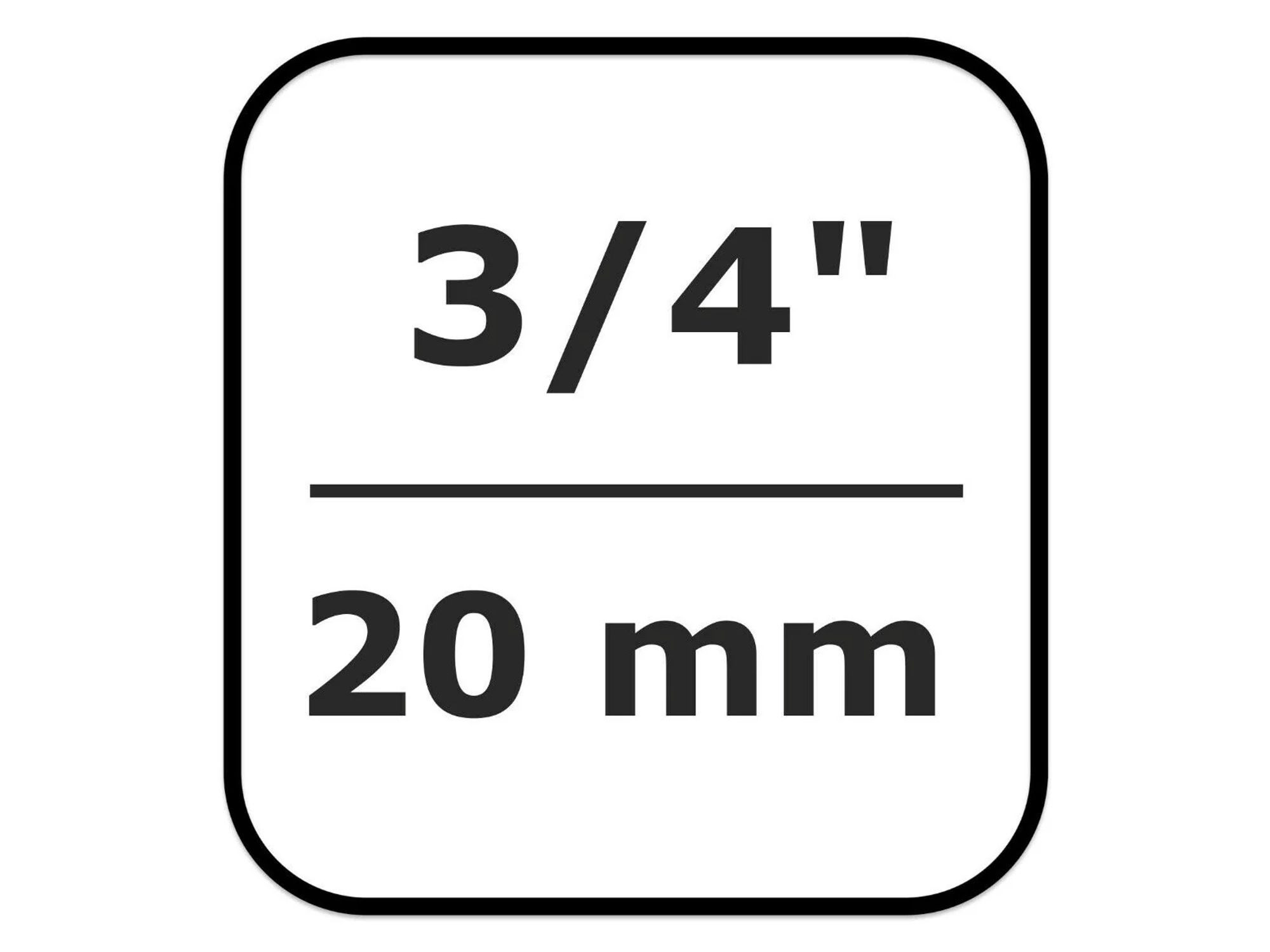 Boni-Shop Schlagschrauber 3 4 Nuss, Schlagschraubernuss, 32mm Nuss, SW 32, Cr-Mo Stahl