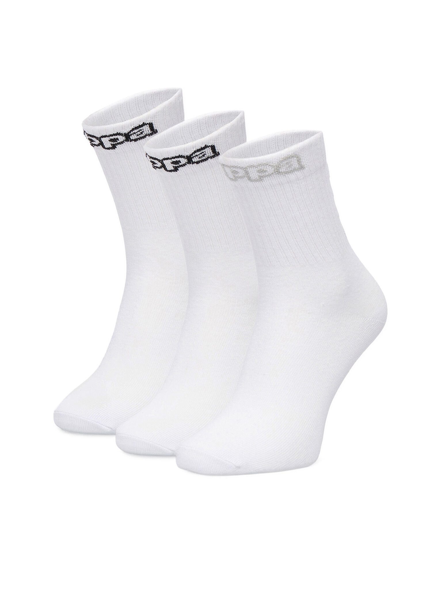 Kappa Basicsocken Kappa Damen Langsocken Weiß KAPPA-CEO_KR_KAPPA_ 004_W_AW25 (3-PACK) We