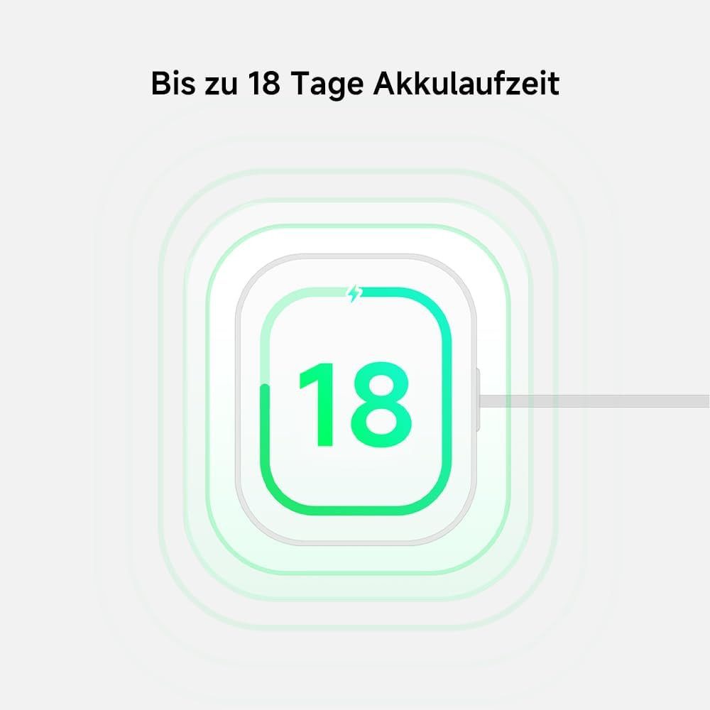 Xiaomi Redmi Watch 5 Lite Smartwatch (4,9 cm, android ios), Smartwatch mit AMOLED Display Bluetooth Anrufen GNSS