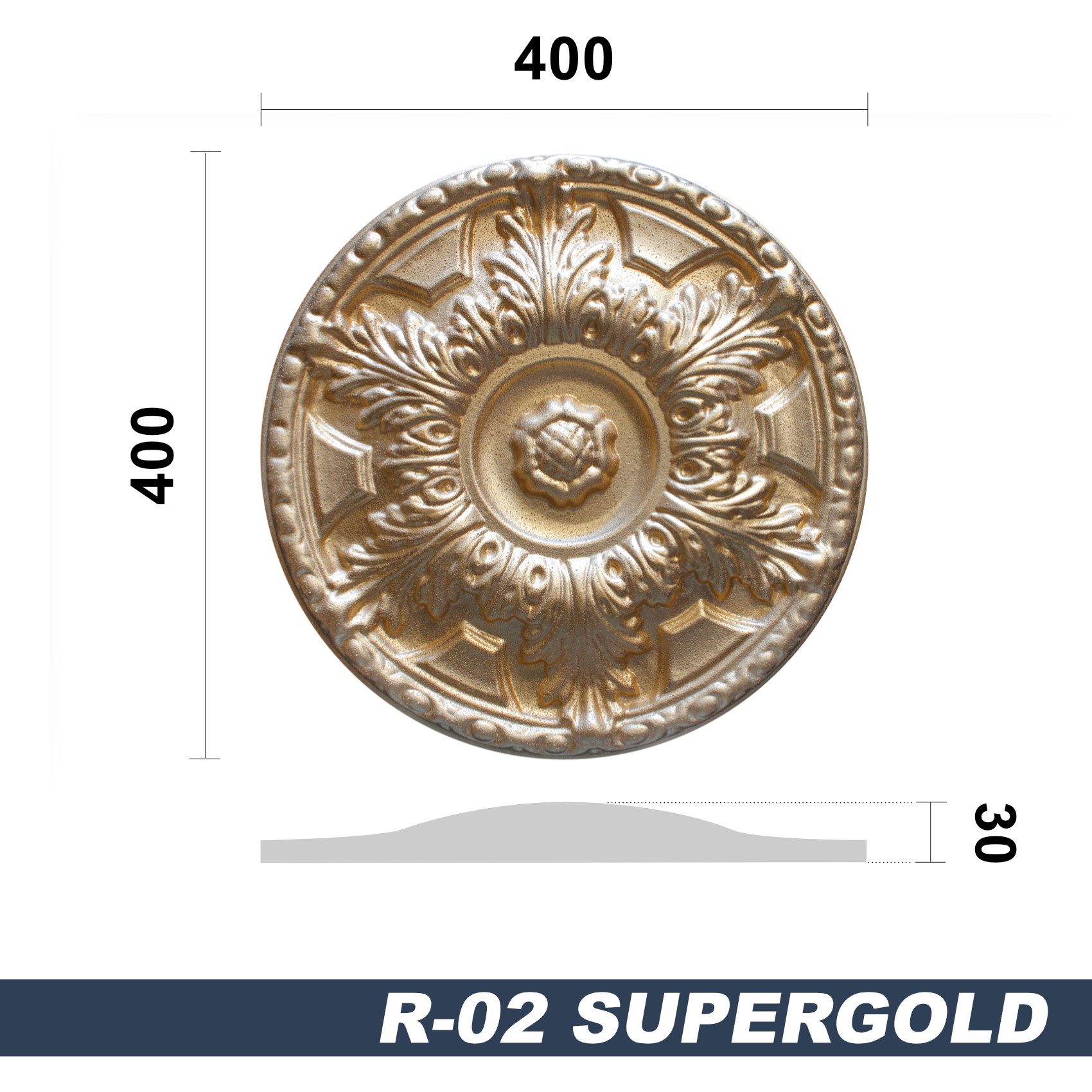 marbet design Wanddekoobjekt R-02 Super Gold günstig online kaufen