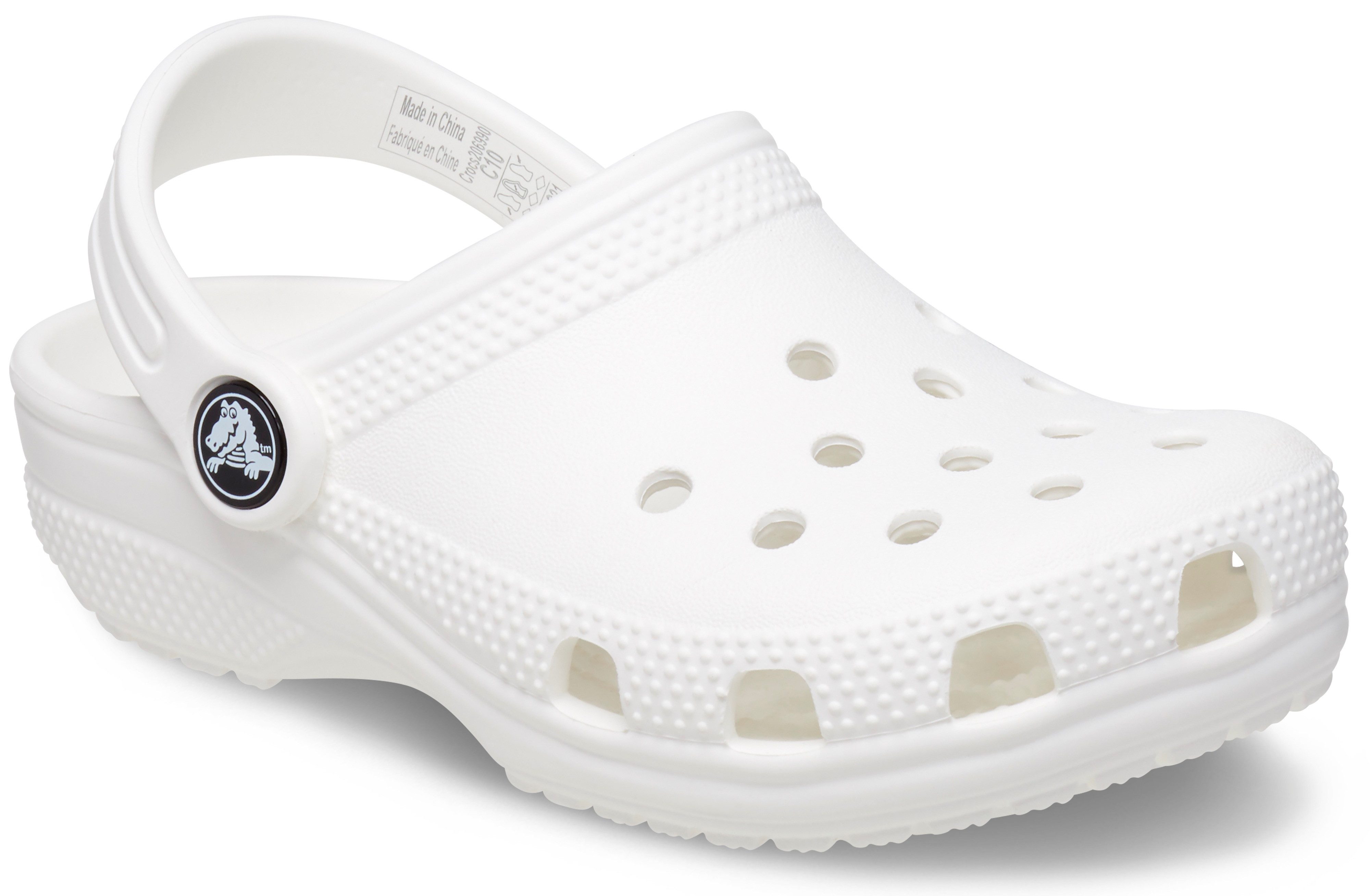 Crocs Classic Clog K Clog Hausschuh, Schlappen, Strandschuh, Sandale mit Fersenriemen