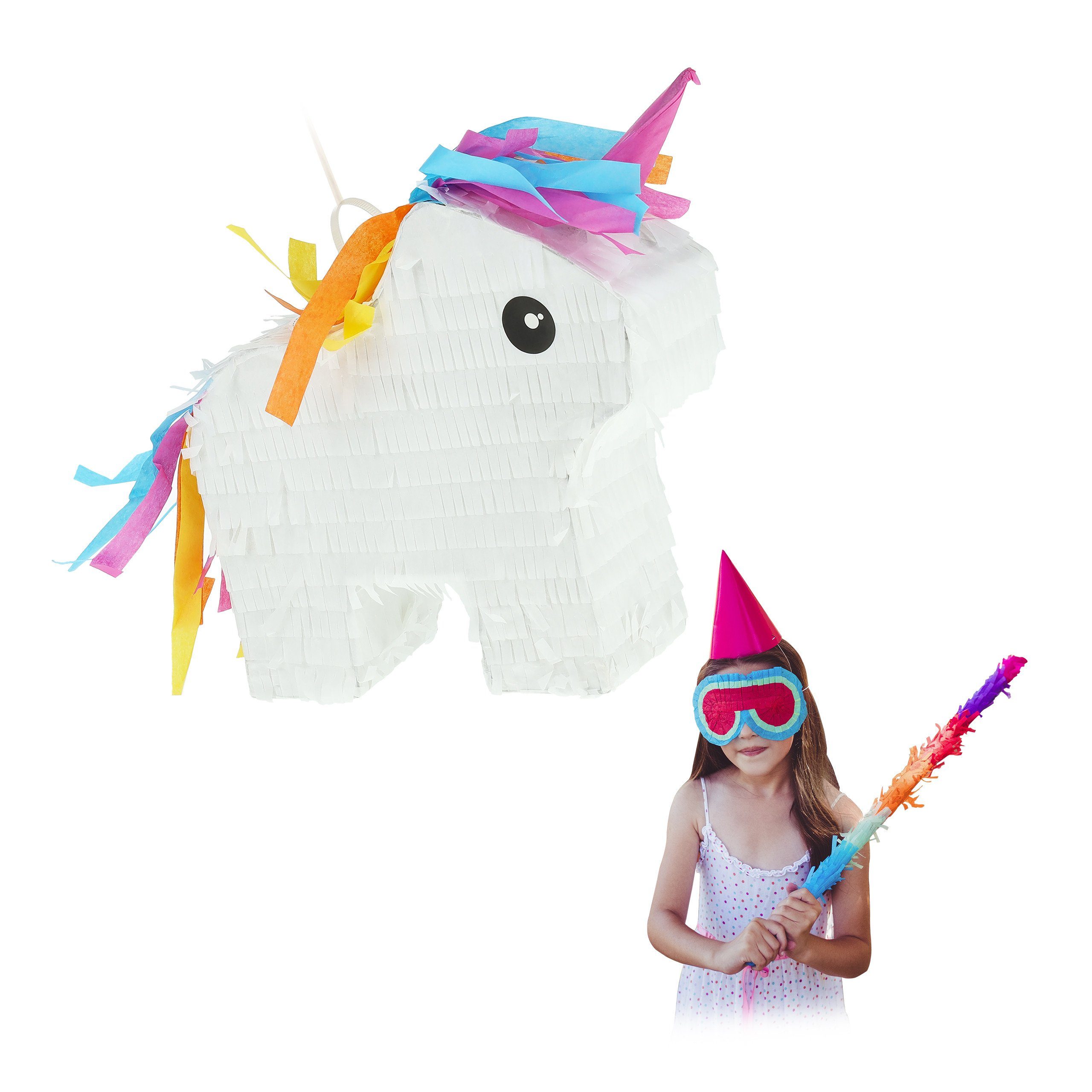 relaxdays Pinata Einhorn Pinata