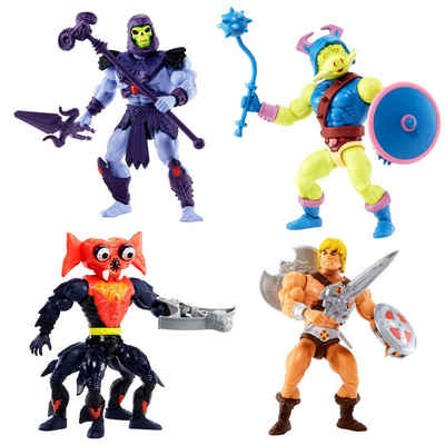 Mattel® Actionfigur Masters of the Universe Origins, Wave 9: Mantenna, Pig-Head, Skeletor & He-Man 200X