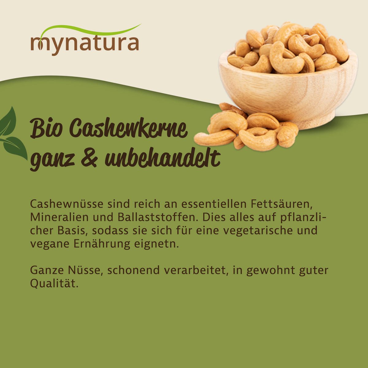 Mynatura Samen Mynatura Bio Cashewkerne