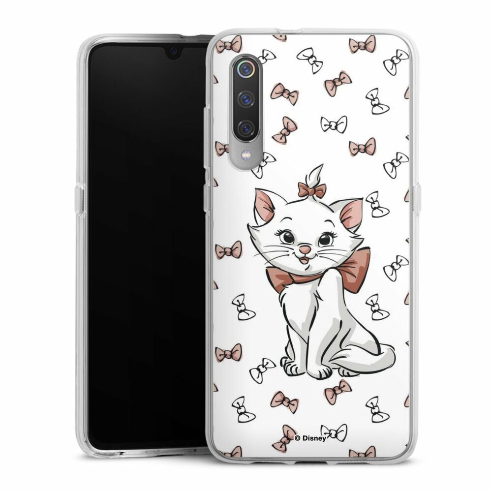 DeinDesign Handyhülle Aristocats Marie Disney Katze Marie Shy, Xiaomi Mi 9 Silikon Hülle Bumper Case Handy Schutzhülle