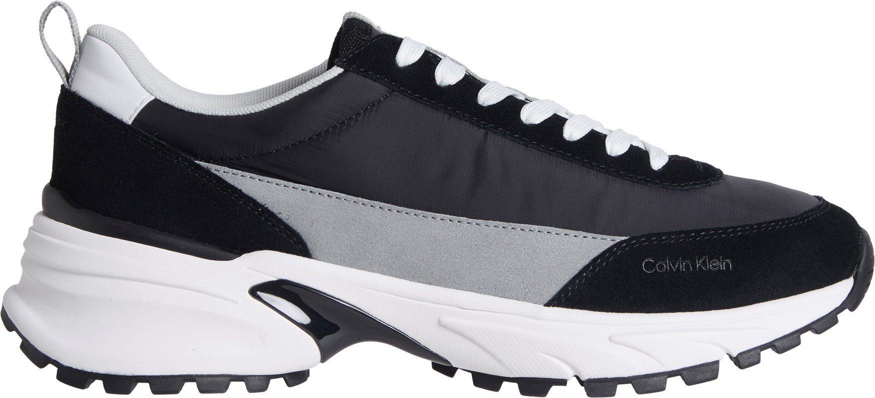 Calvin Klein Jeans HIKE RUNNER CASUAL NY-SU Sneaker Halbschuh, Freizeitschuh, Schnürschuh mit Anziehlasche – Bild 4 von 5